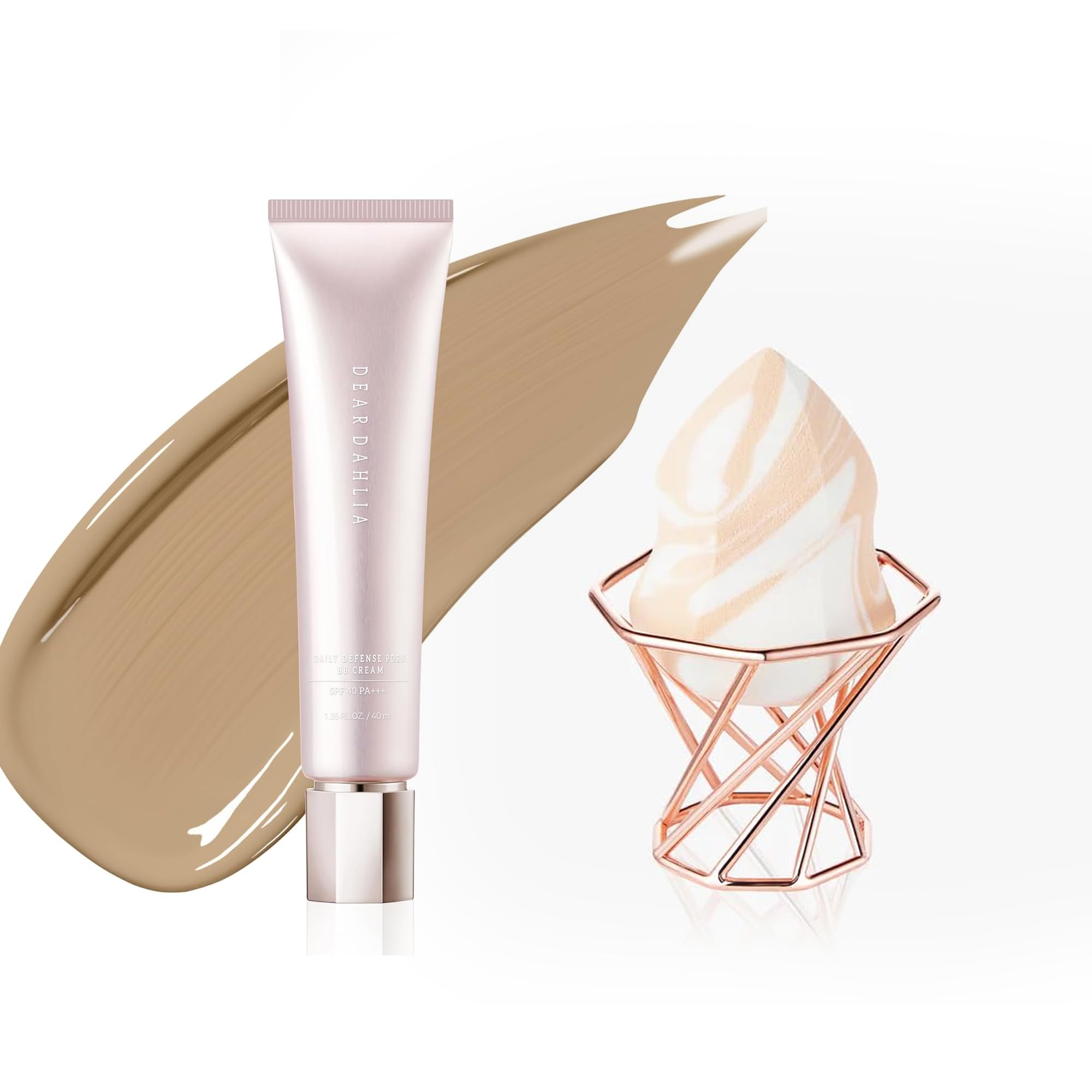 DEAR DAHLIA Daily PDRN BB Cream (Latte Beige) + Makeup Multi - Product Imagery