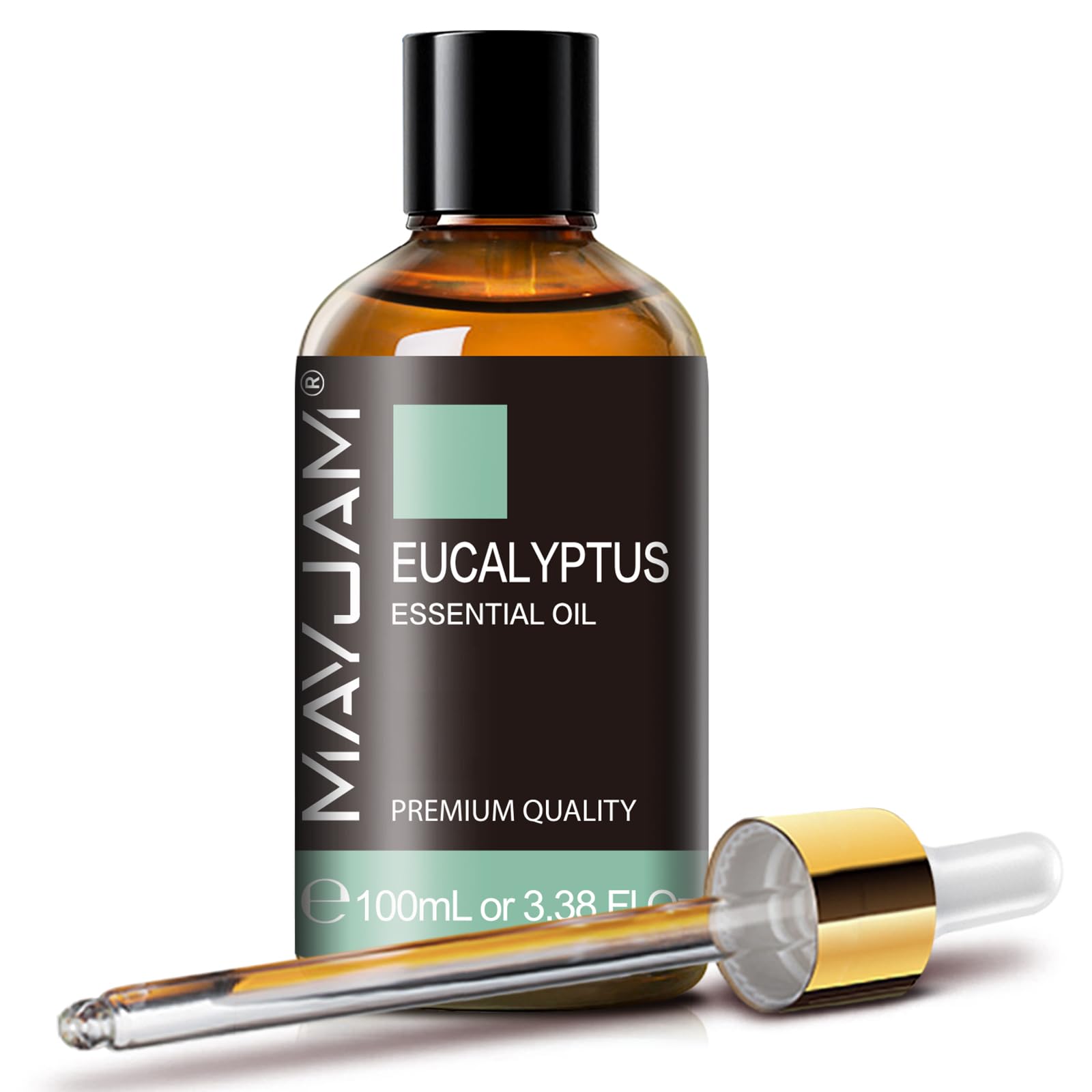 MAYJAM Eucalyptus Essential Oil for Diffuser & Skin – 100ml