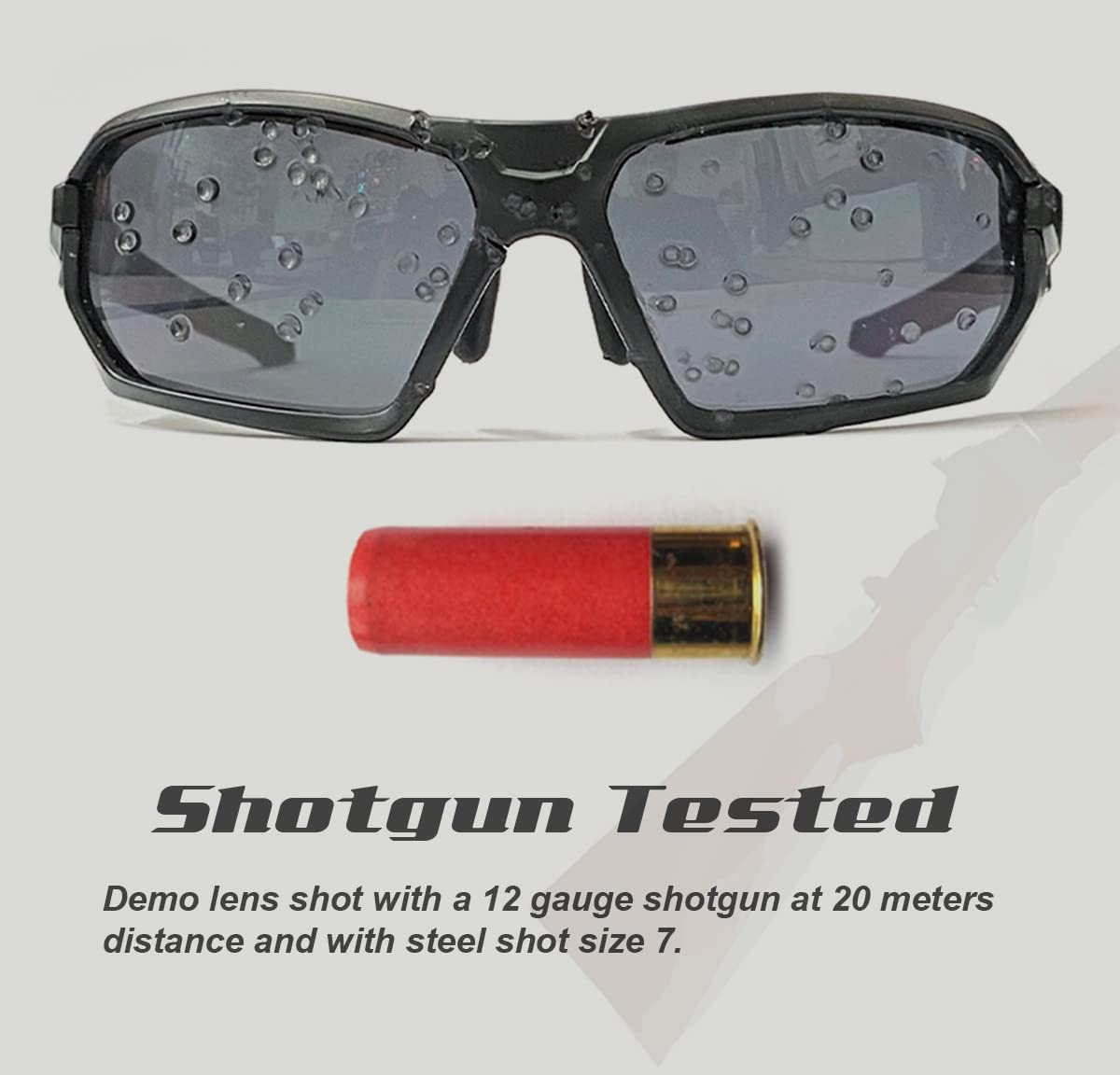 HTS HUNTERSKY Ballistic Tactical ANSI Z87.1+ Impact Protection Anti Fog Shooting Glasses Military Grade Airsoft Range – 