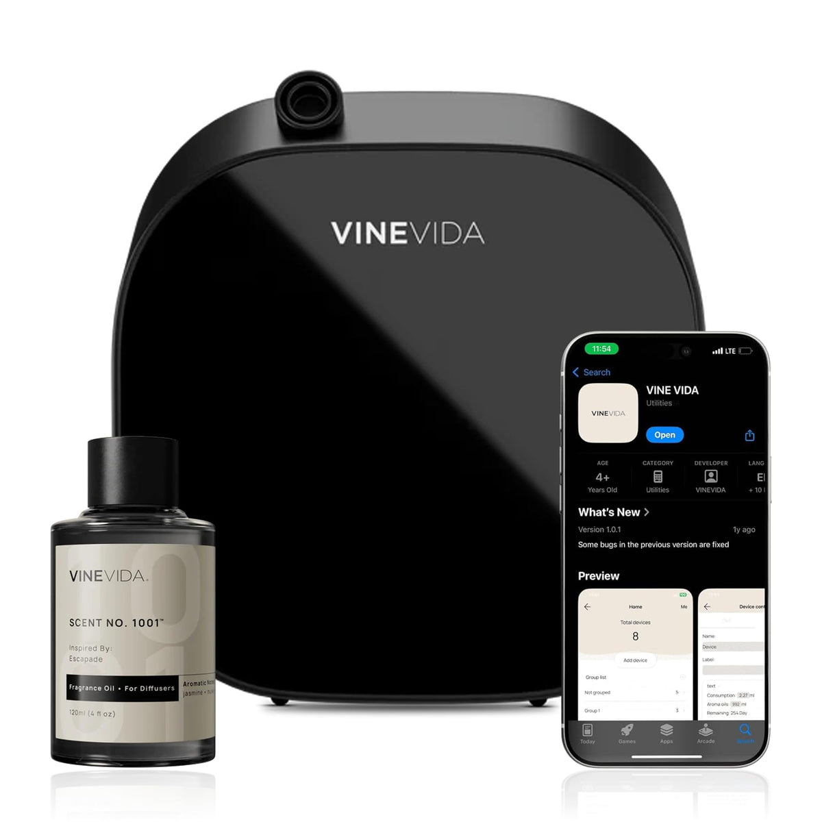 VINEVIDA Waterless Aroma Diffuser for Home | Hotel Scent Included – product photo (Diffusers)