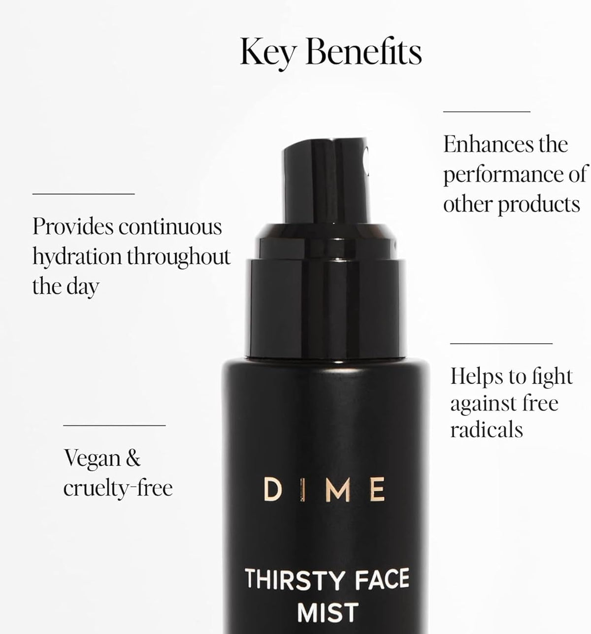 DIME Beauty Thirsty Face Mist, Hydrating Setting Spray, 2 oz – product photo (Face Mists)