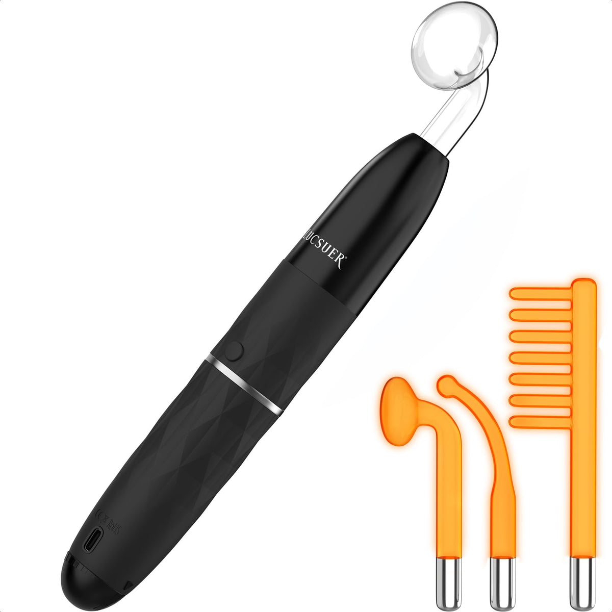 LUCSUER OxyGlow 2 Cordless High Frequency Facial Wand for Face & Scalp Care – product photo (High Frequency Machines)