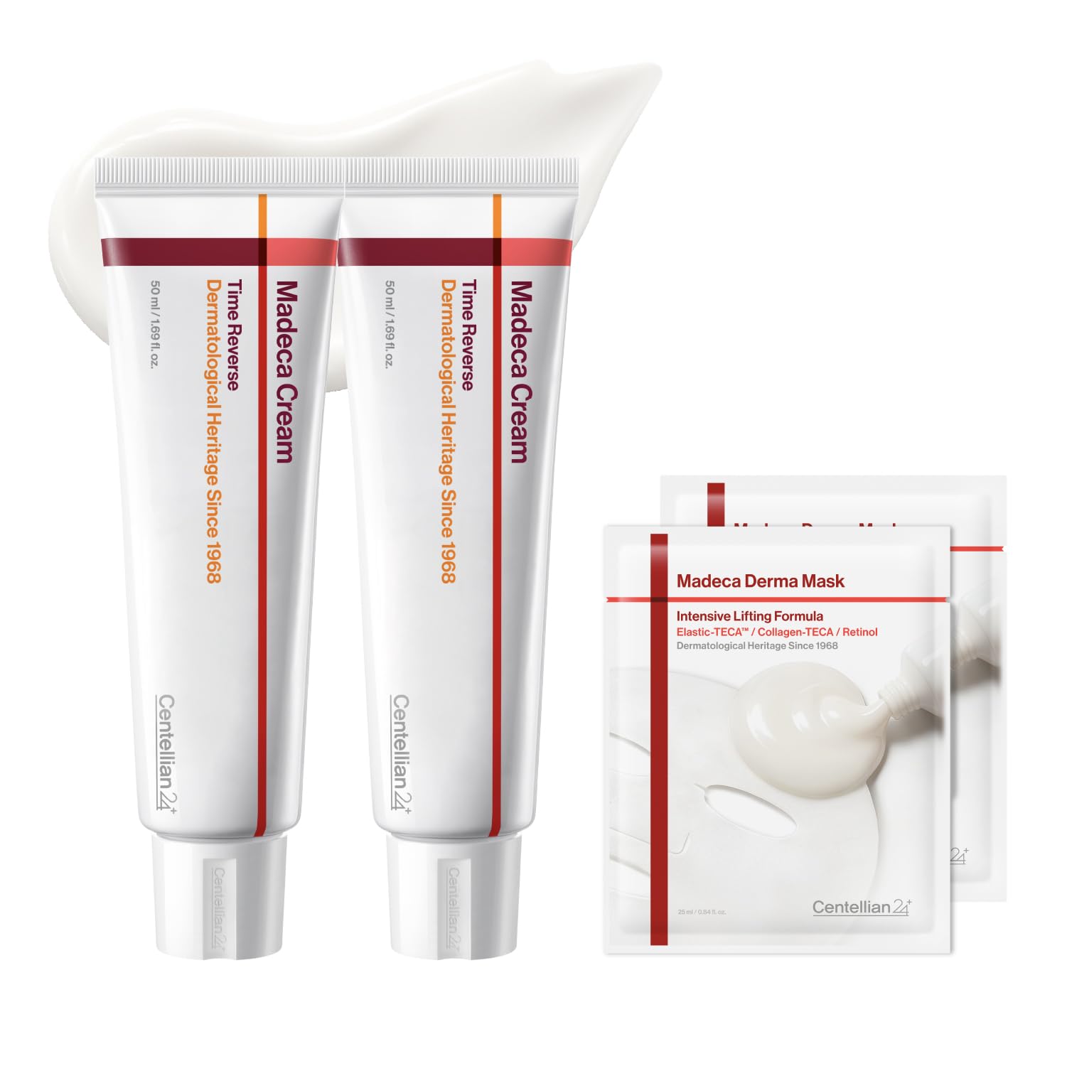 CENTELLIAN 24 Madeca Cream Time Reverse Set, 2x1.69 fl oz + 2 - Product Imagery