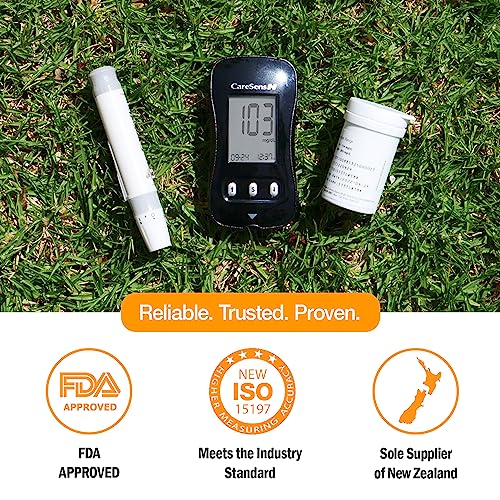 CareSens N Blood Glucose Monitor Kit with 100 Blood Sugar Test - Product Imagery