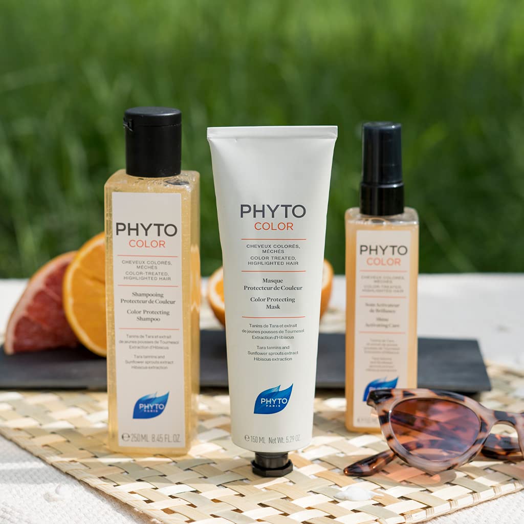 PHYTO Phytocolor Shine Activating Care, 5.07 fl oz – back view and specifications