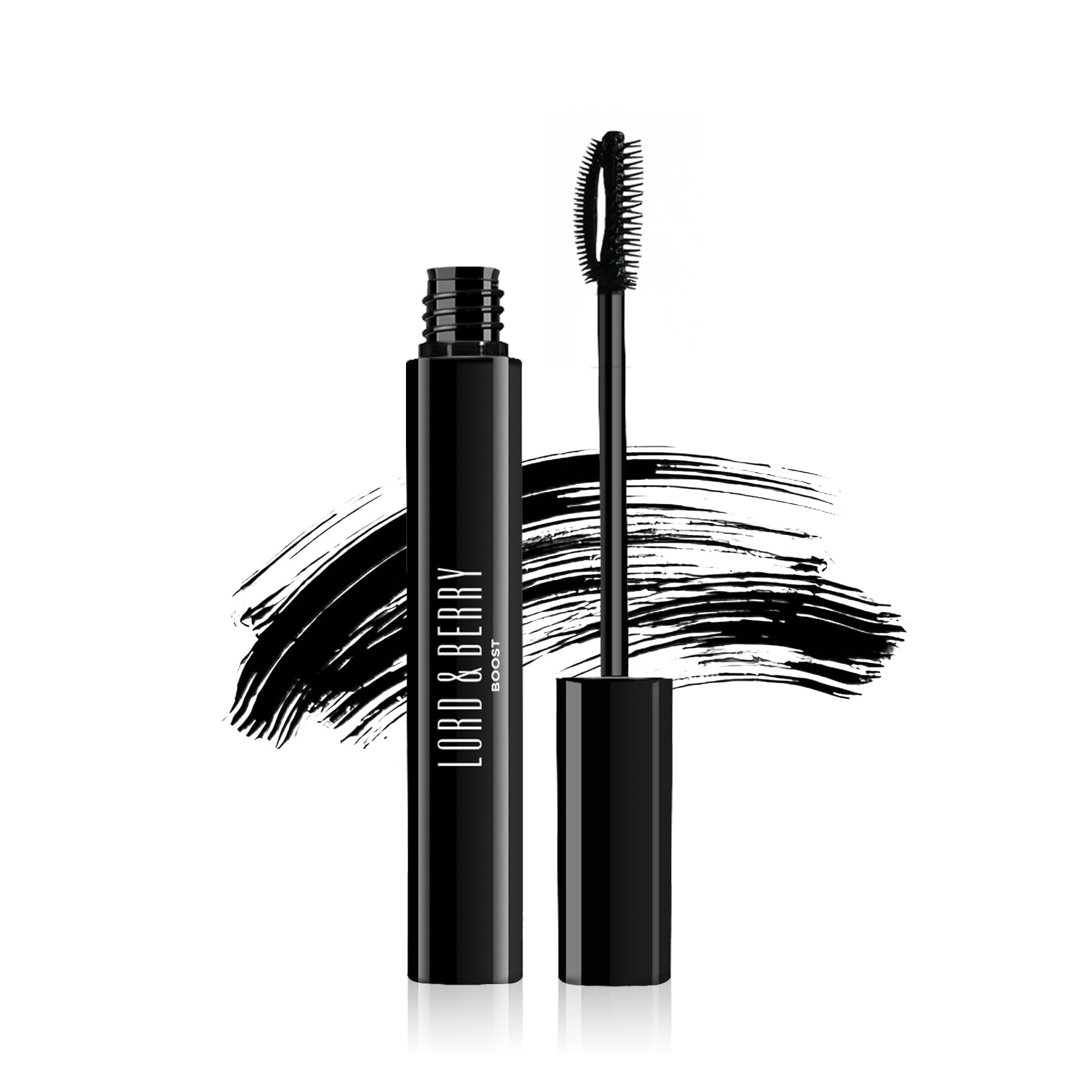 Lord & Berry Boost Treatment Mascara with lengthening, lifting, and strengthening formula for healthier, fuller lashes.