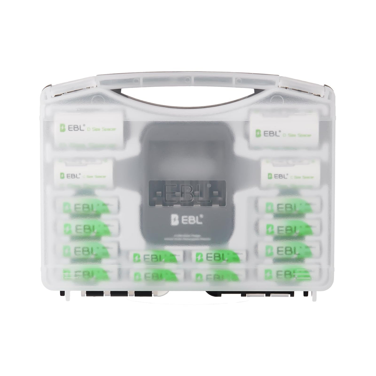 EBL Black Super Power Rechargeable Battery Box for Household - EBL Official Imagery - 2