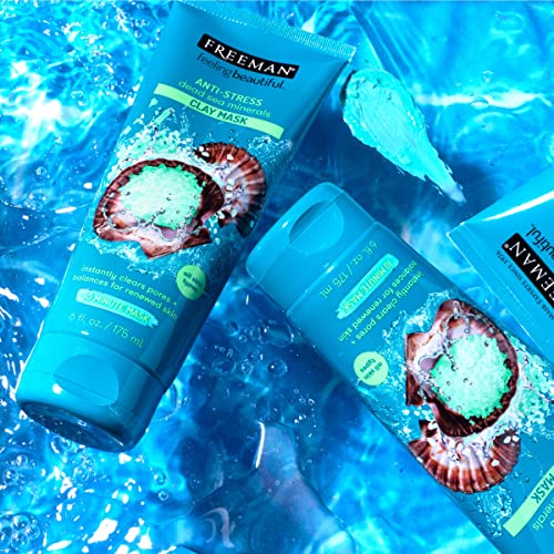 Freeman Anti-Stress Clay Mask, Dead Sea Mineral Face Mask, 6 Fl - Product Imagery