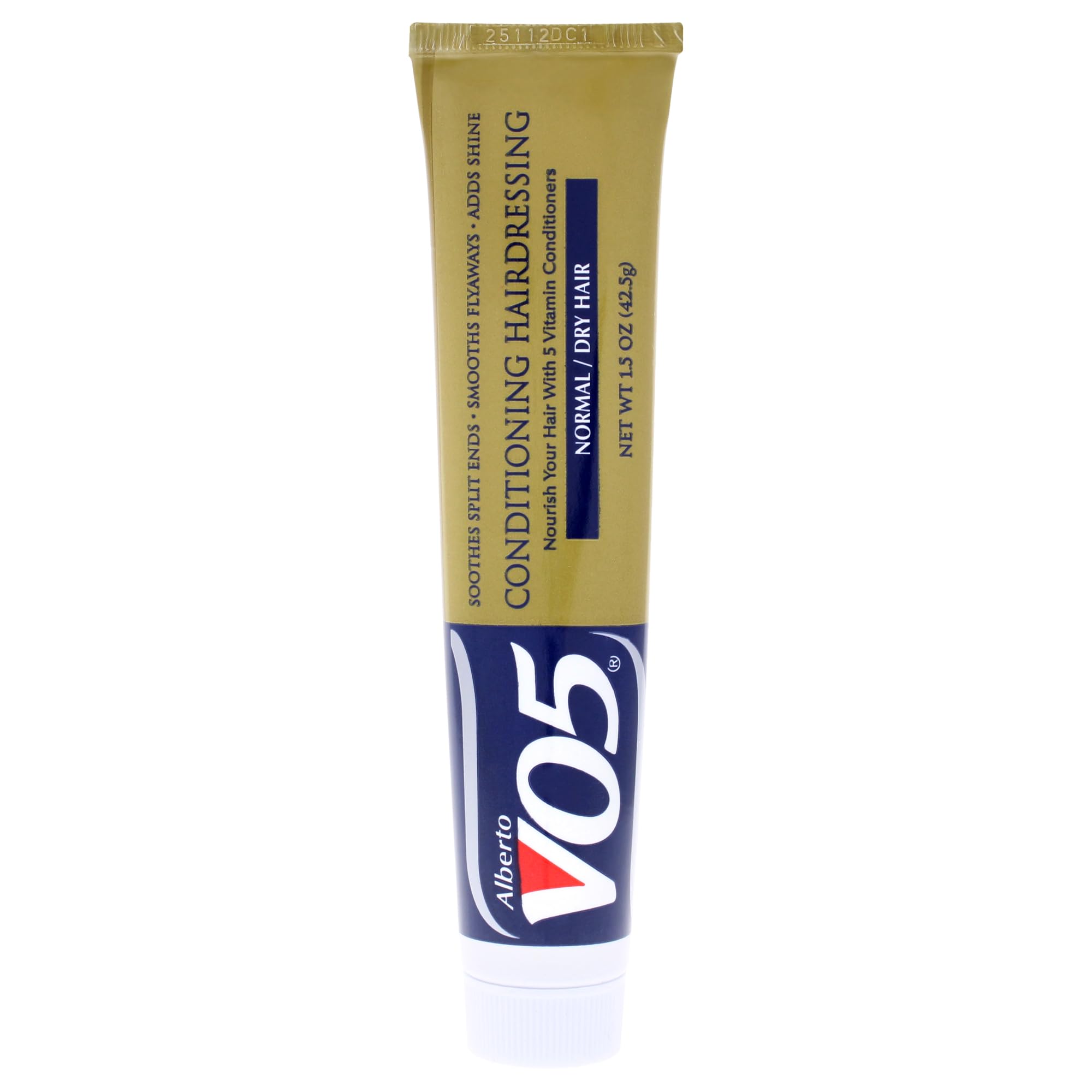 VO5 Alberto conditioning hairdressing conditioner in 1.5 oz size, packaged in a set of six bottles for hair care.