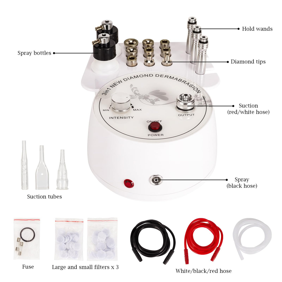 3 in 1 Diamond Microdermabrasion Machine Professional - AIMENGXI Official Imagery - 8