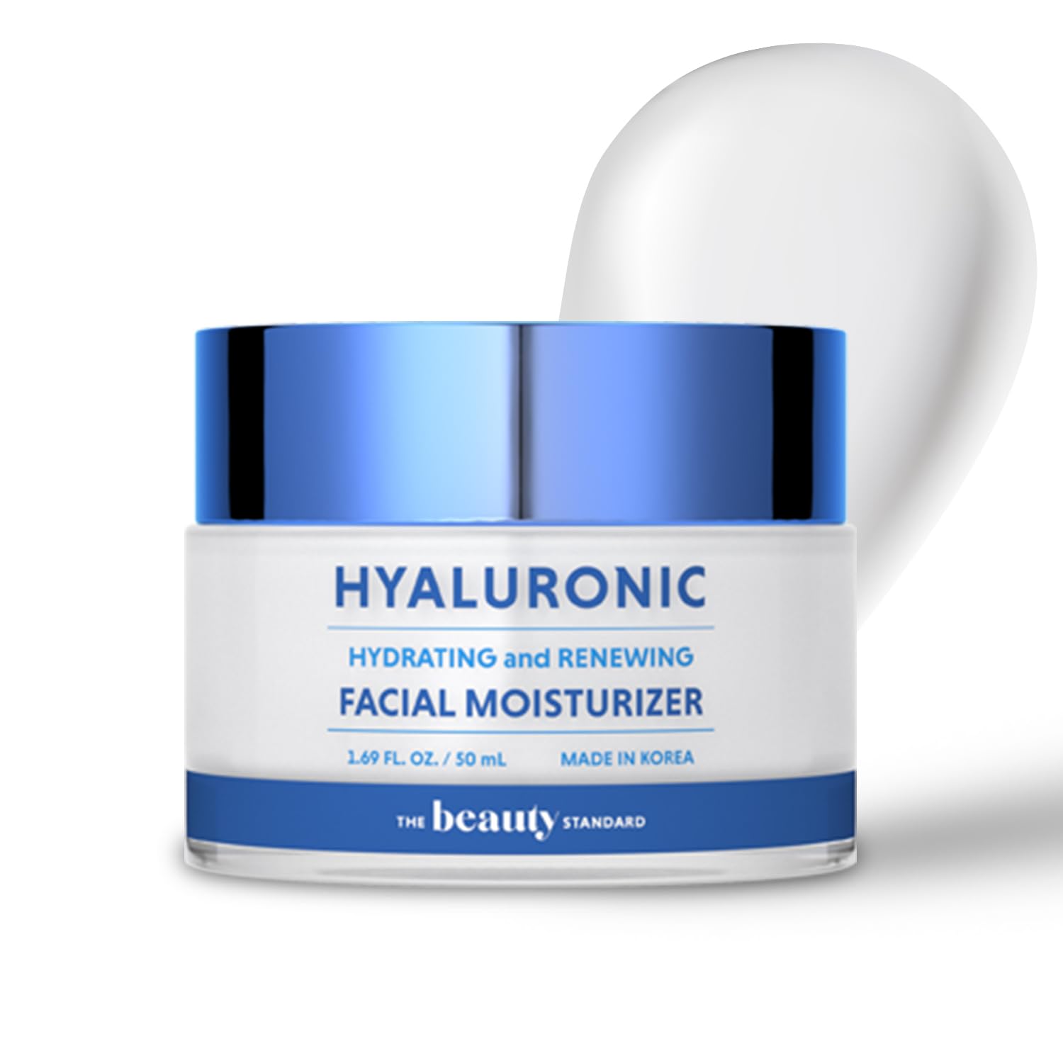 Hyaluronic Acid Daily Face Moisturizer - Long-lasting Hydration, - Product Imagery