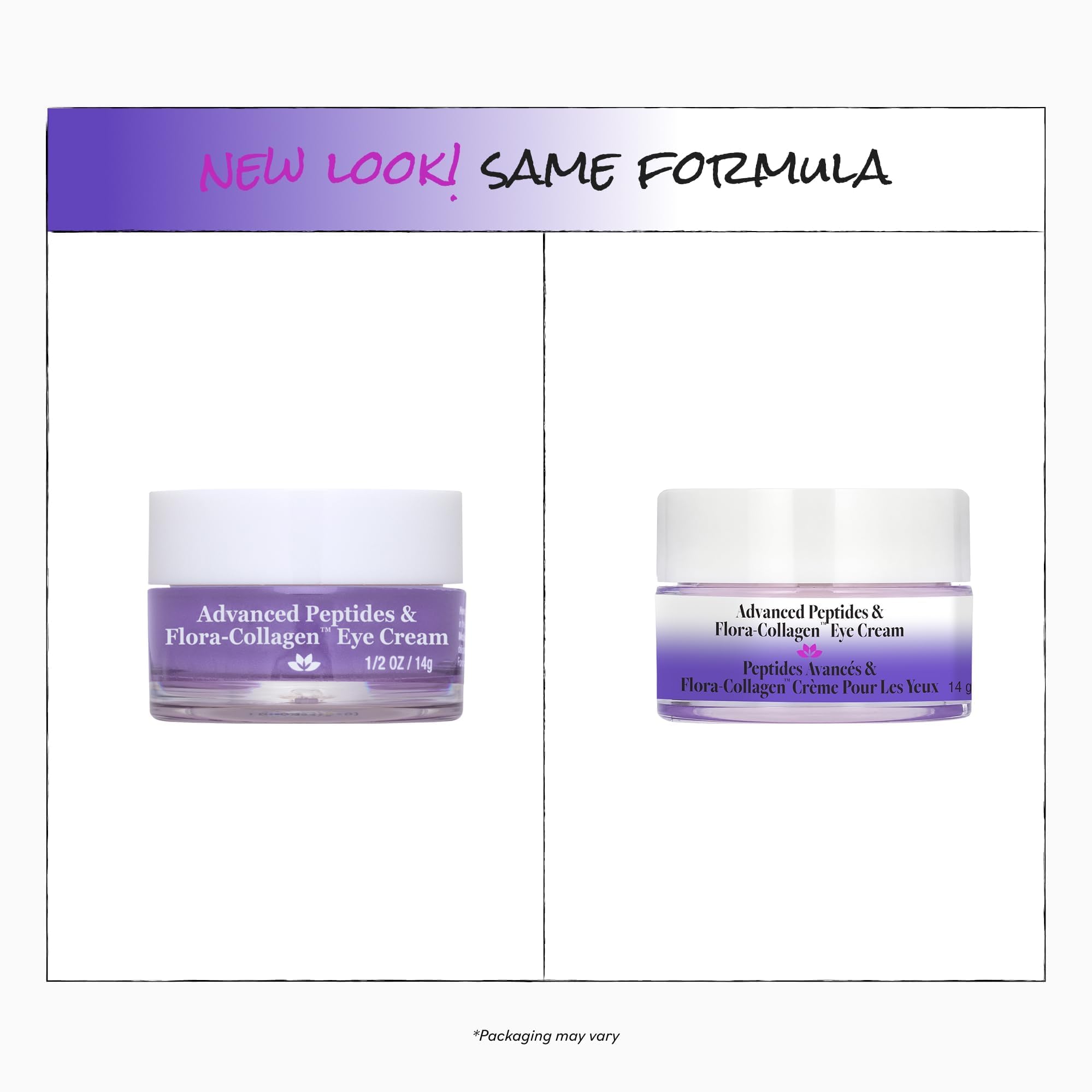 Derma E Advanced Peptides and Vegan Flora-Collagen Eye Cream – Double Action Collagen Eye Cream with Peptide Complex – Firming & Hydrating Under Eye Treatment – All Natural Moisturizer Cream, 0.5oz