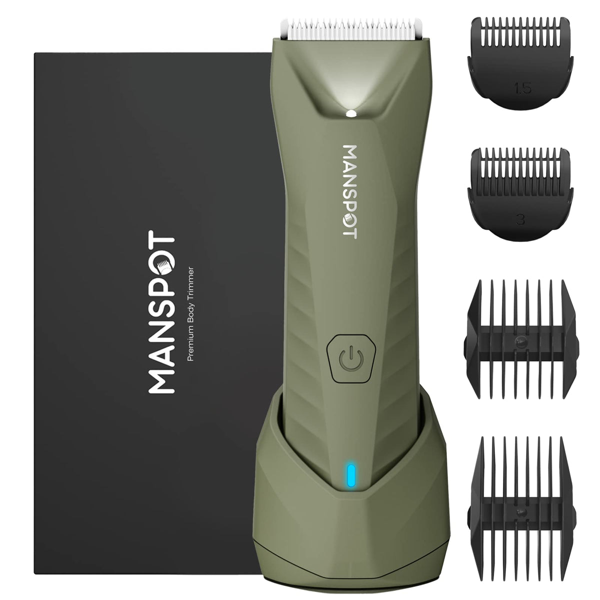 MANSPOT Manscape Trimmer for Men Ball/Pubic/Groin, Electric Shaver for Men – product photo (Body Groomers)
