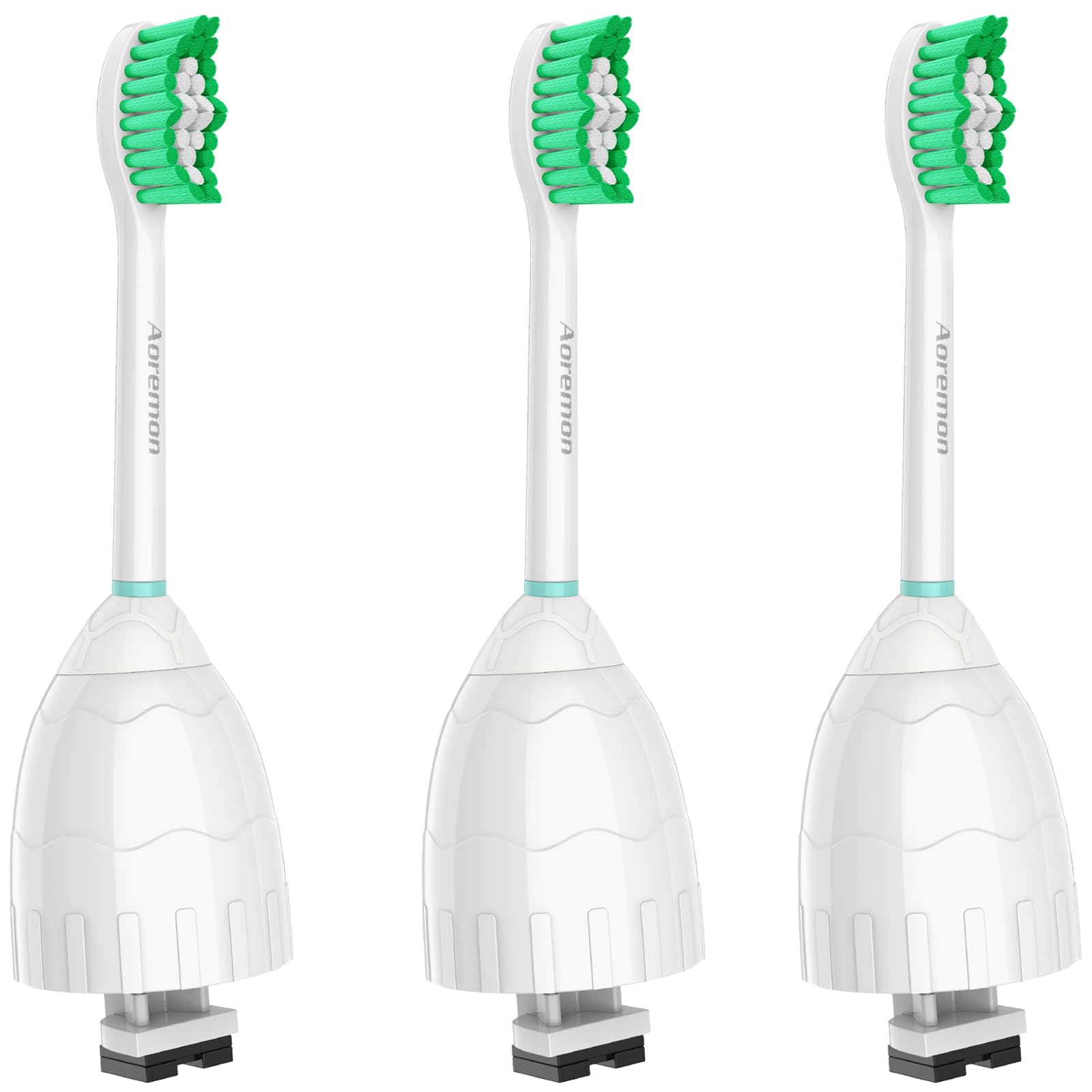 Aoremon toothbrush heads for Philips Sonicare E-Series, pack of 8, replacement heads for electric toothbrushes with soft bristles