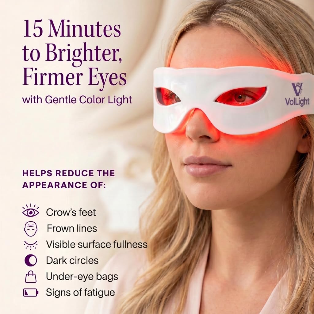 LED Eye Mask 4 Color Spectrum Light Therapy Mask - AuthHair Official Imagery - 8