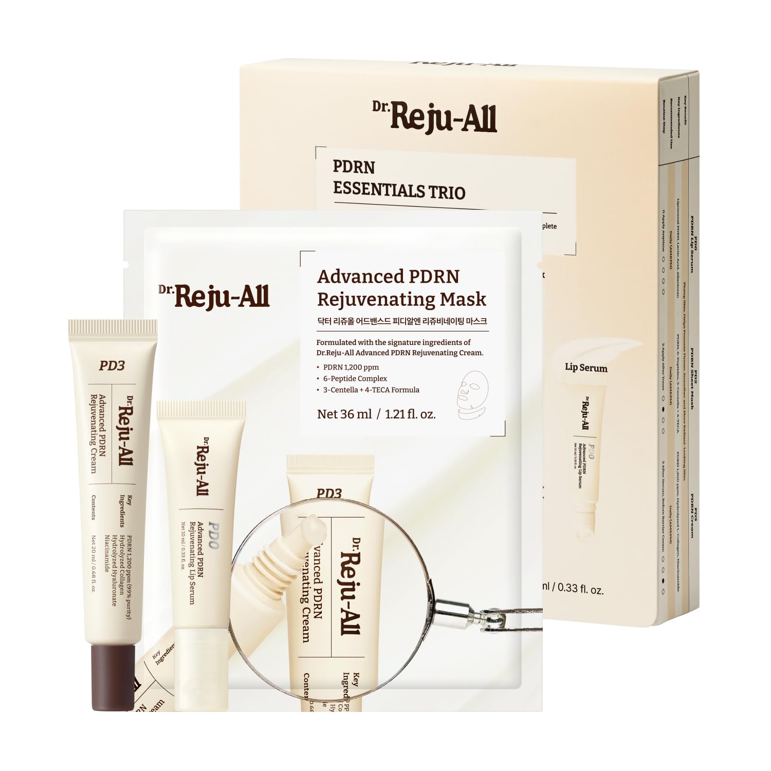 All PDRN Essentials Trio All-in-One Skin Care Set - Product Imagery