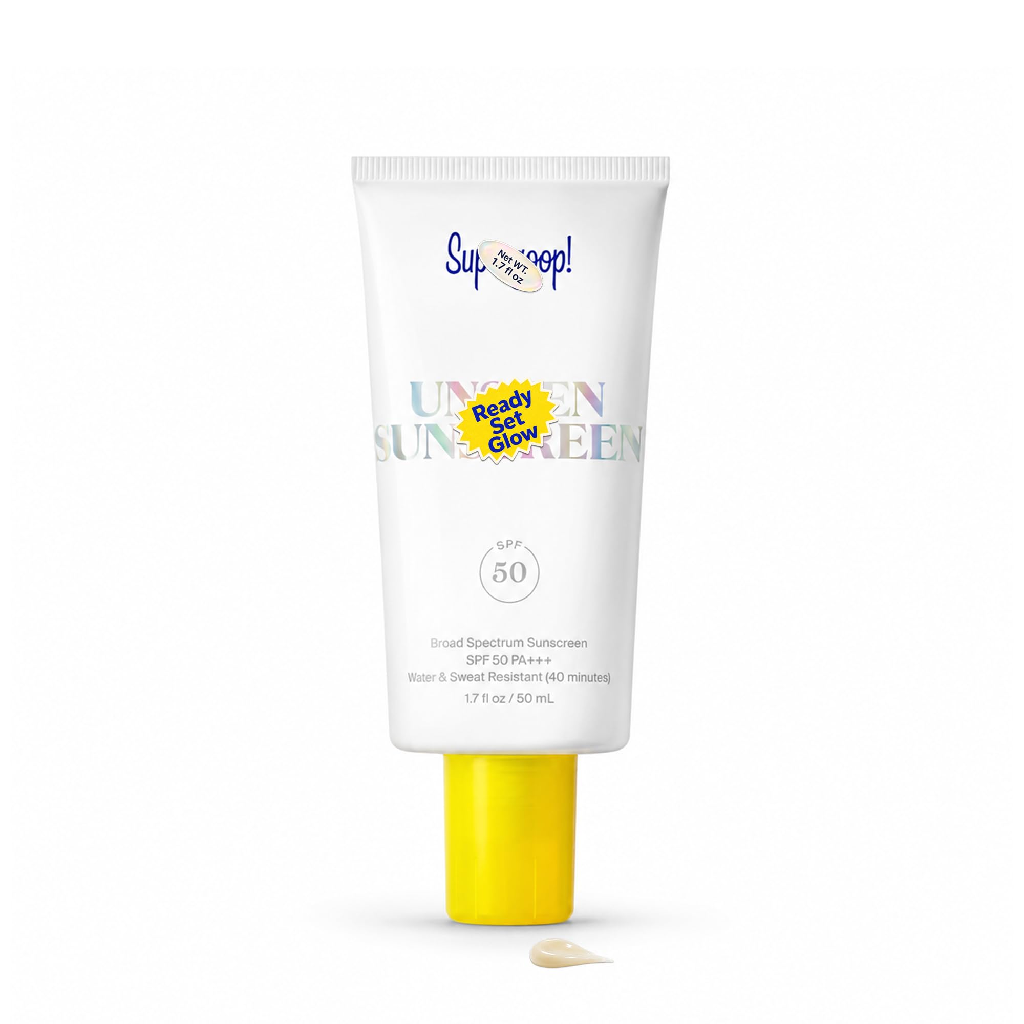 Sunscreen - Clear & Invisible Face, Compatible with Supergoop - Product Imagery