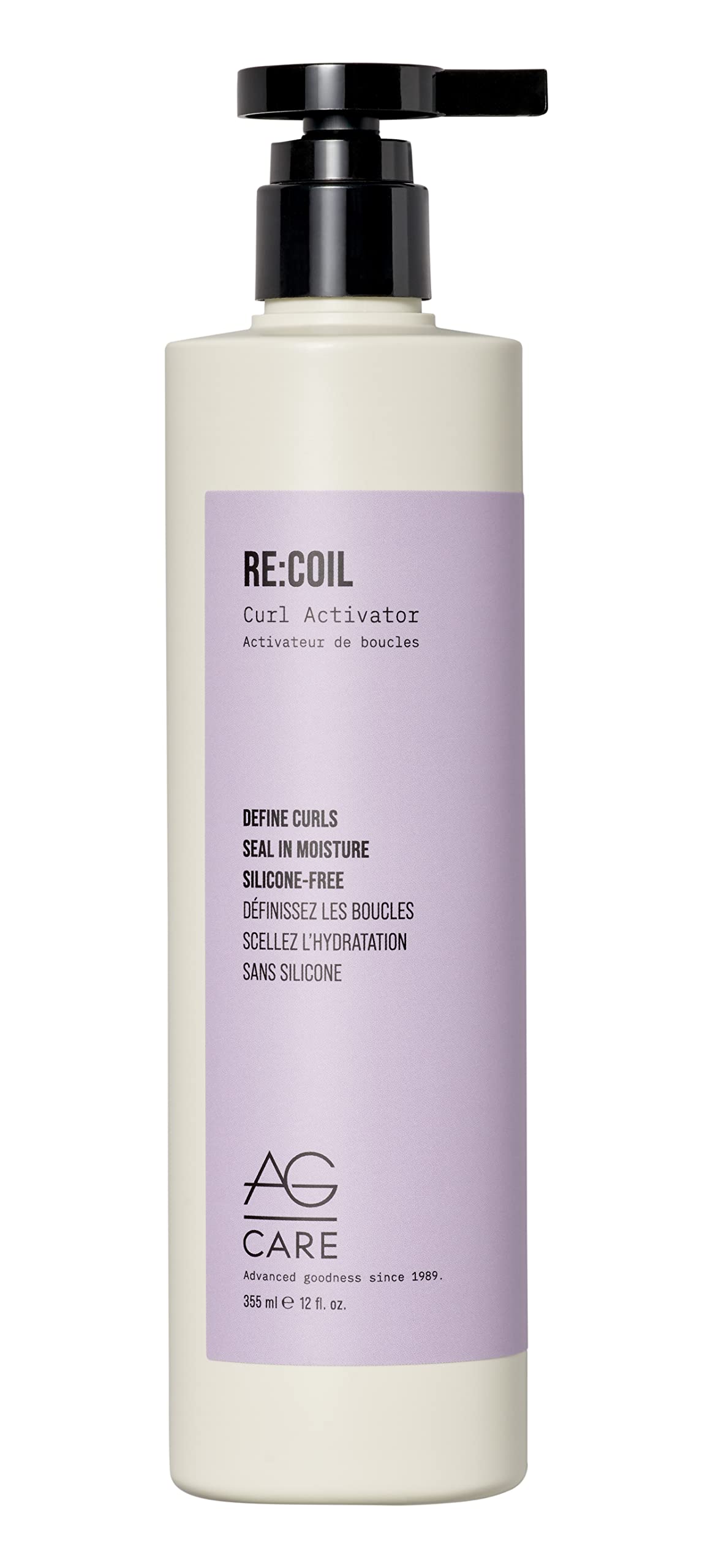AG Care Re:Coil Curl Activator Curl Cream Award-Winning Curl Creating Complex - Ultra-Nourishing Curly Hair Cream for De
