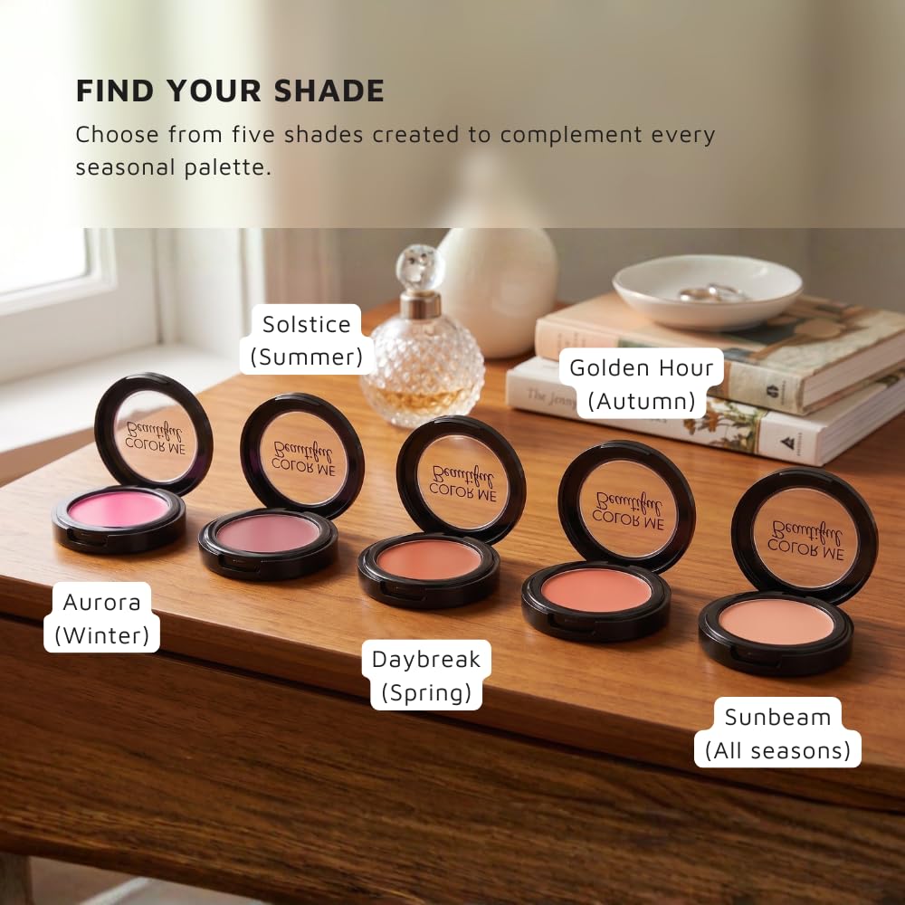 Color Me Beautiful Sunlit Cream Blush, Cheeks & Lips, Daybreak – alternate angle