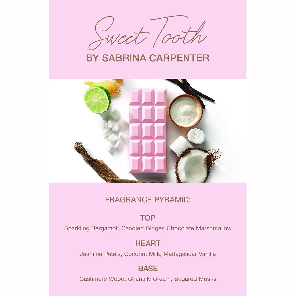 SCENT BEAUTY Sabrina Carpenter Eau de Parfum & Body Spray Bundle - Sweet Tooth - 1 fl oz & 8 fl oz – close-up detail