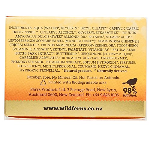 Wild Ferns Manuka Honey Revitalising Night Crème 100g - Product Imagery