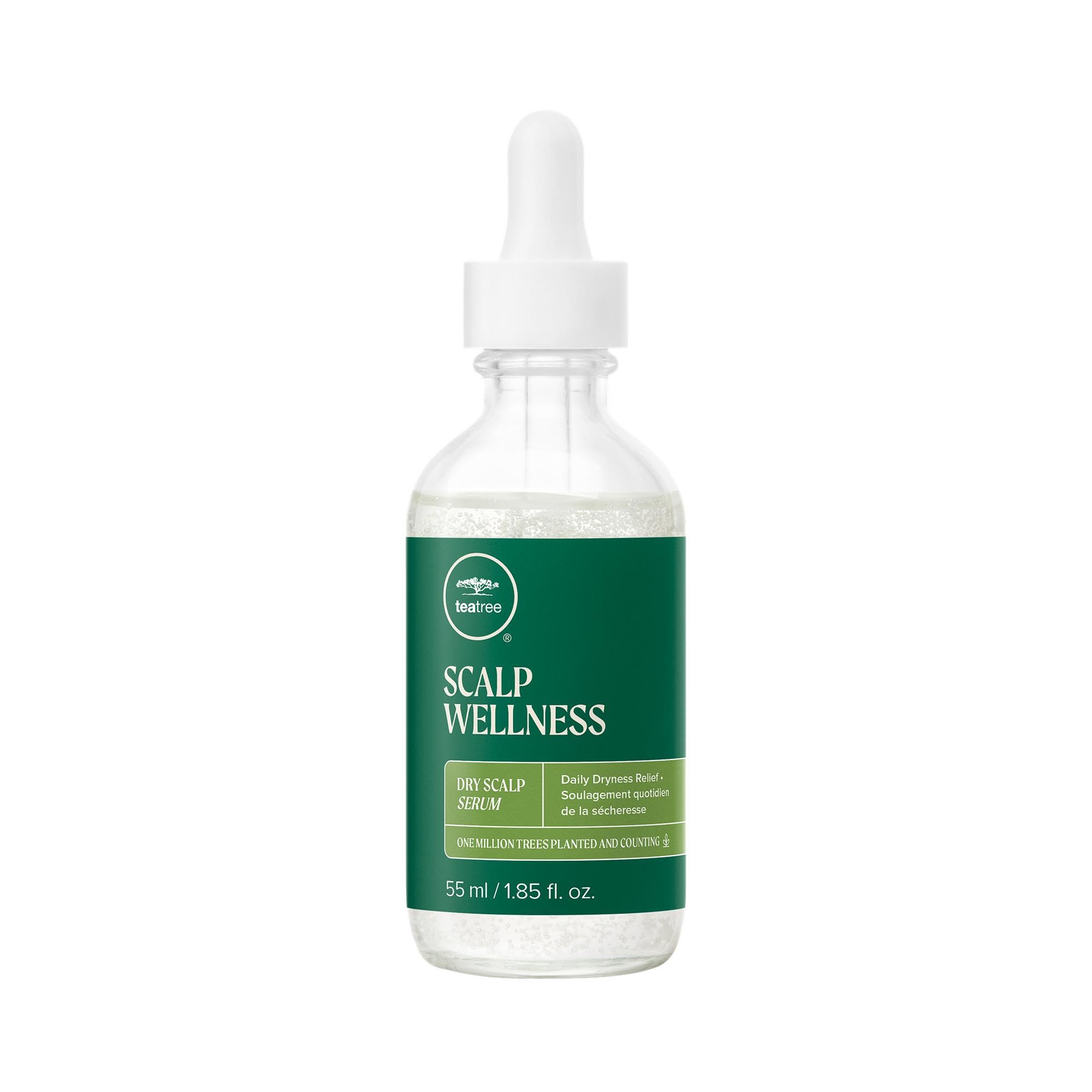 Tea Tree Scalp Wellness Dry Scalp Serum, Daily Dryness Relief, For Dry Hair + Scalps, 1.85 fl. oz.