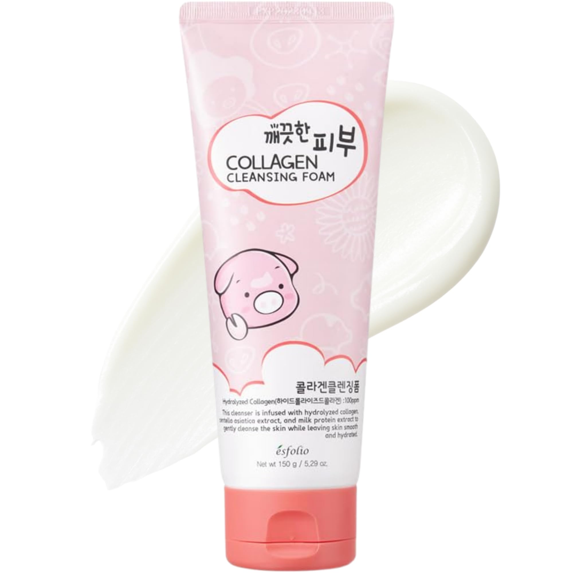 esfolio Collagen Cleansing Foam – Hydrating Face Wash for Deep - Product Imagery