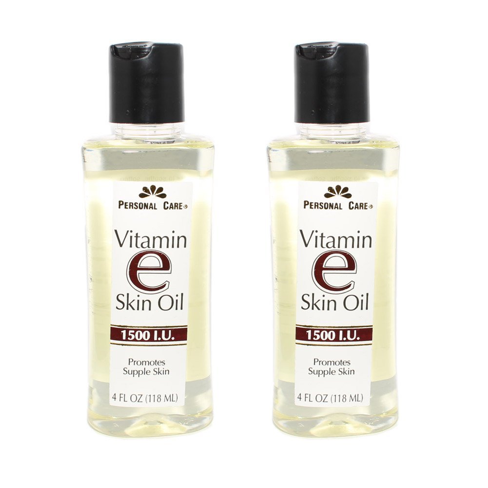 Vitamin E Skin Oil 1500 IU Soothe Soften Moisturize 2-Pack