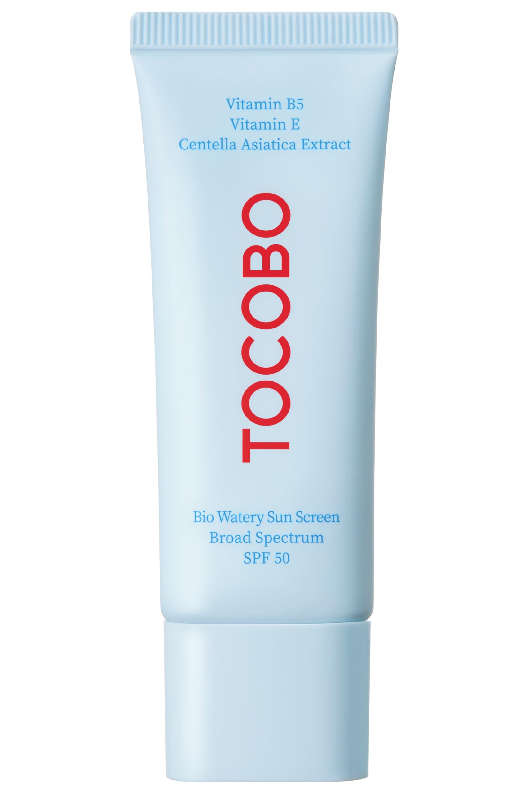 TOCOBO Bio Watery Sun Cream SPF 50 Korean Sunscreen for Face, - Product Imagery