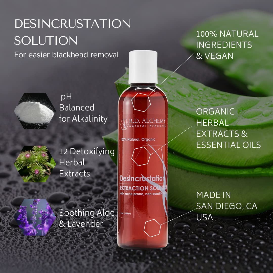 R.D. ALCHEMY RD Alchemy - Desincrustation Solution/Scaling Fluid Blackhead Remover - Professional Skincare for Smooth Ex