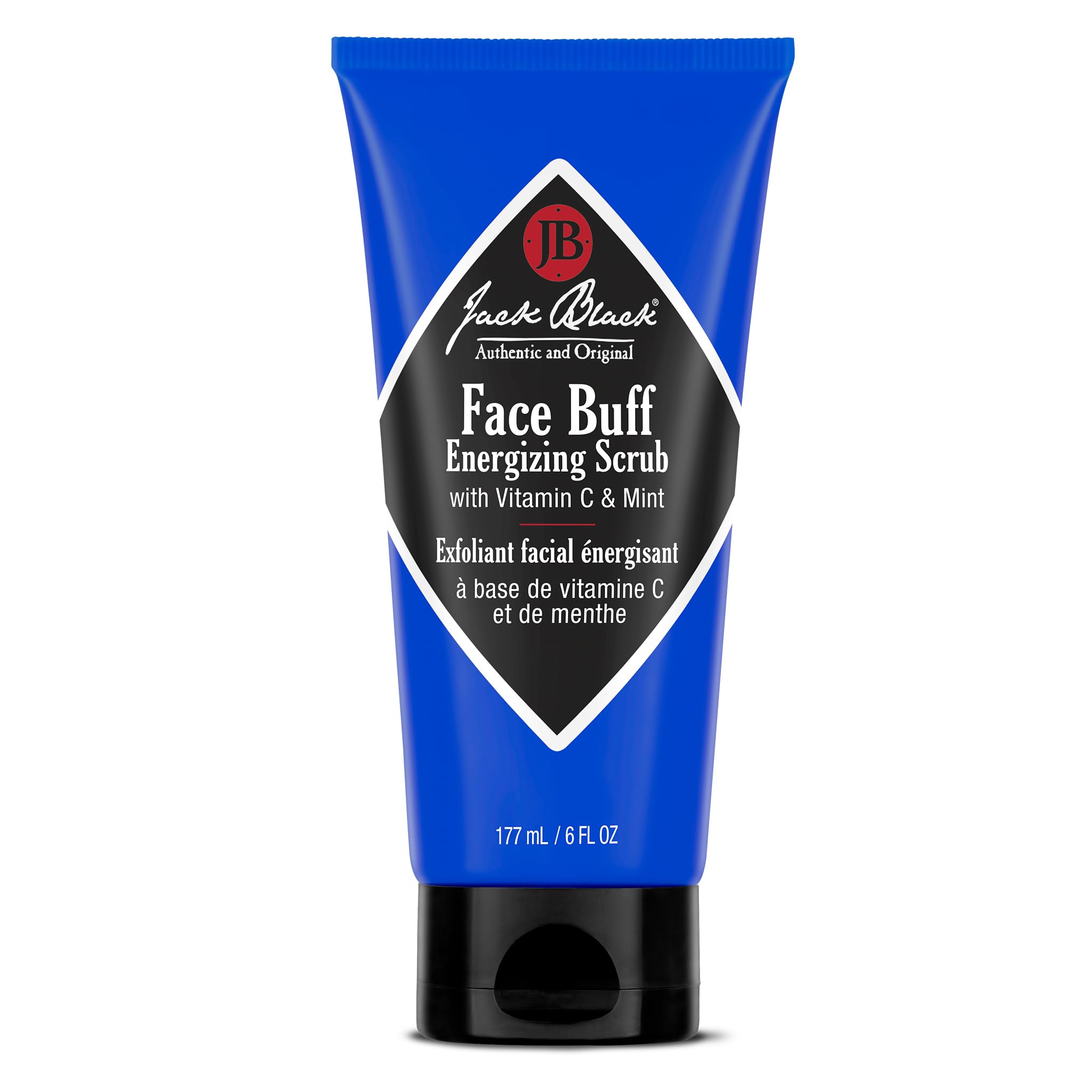 Jack Black Face Buff Energizing Scrub - Mens Pre Shave Cleanser - Product Imagery