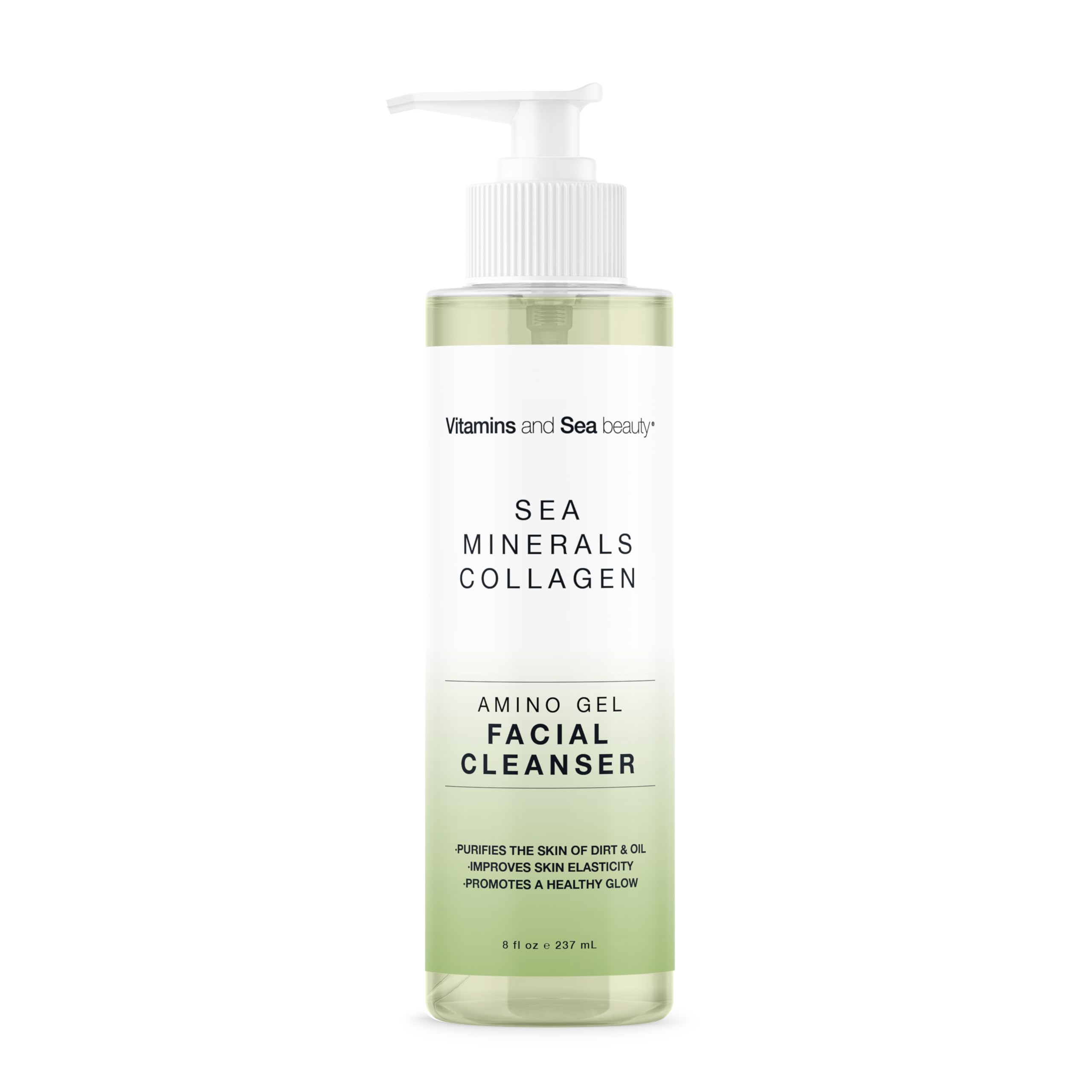 Amino Gel Facial Cleanser with Sea Minerals & Collagen – - Product Imagery