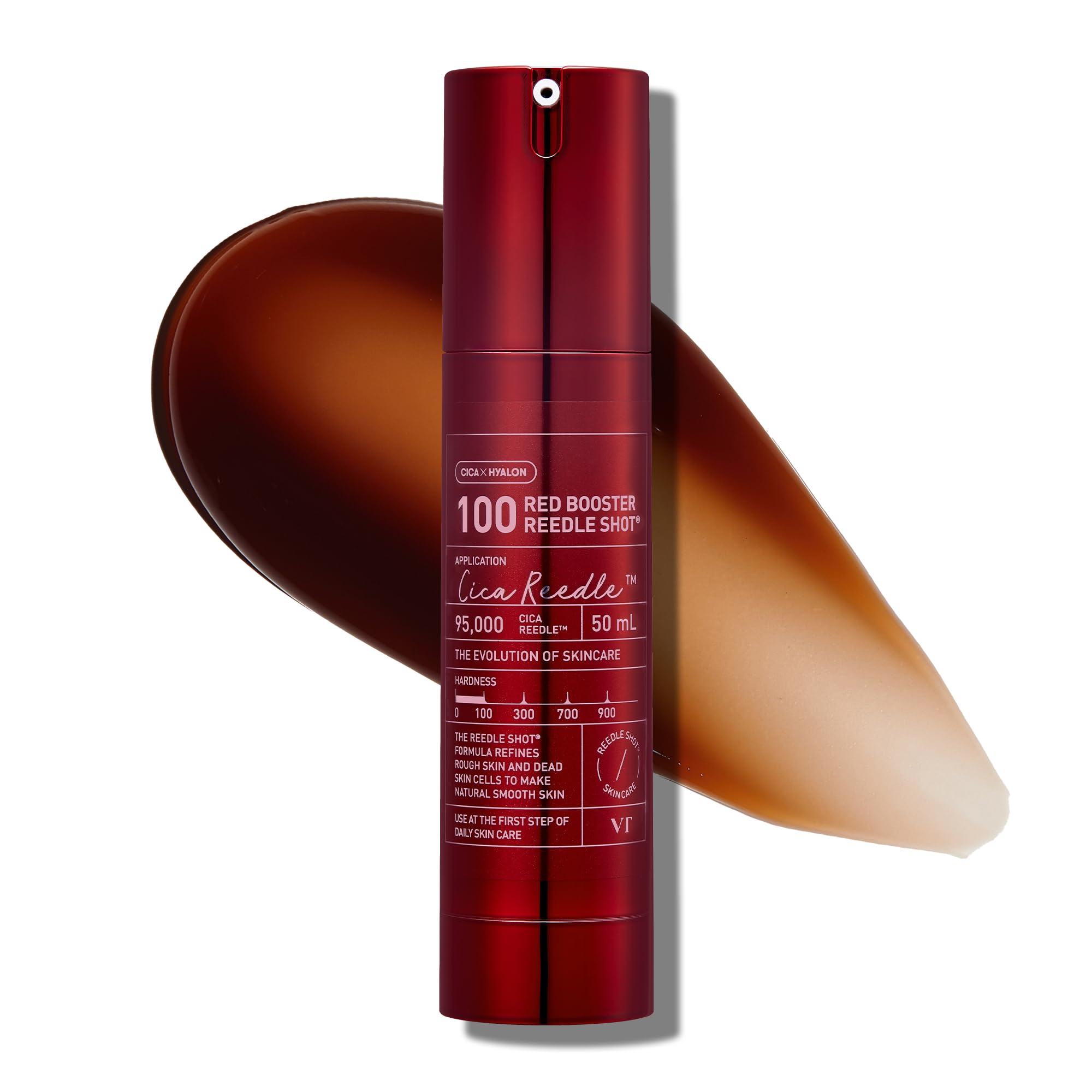 VT COSMETICS Red Booster Reedle Shot 100 Serum, 1.69 fl oz (50ml) - Product Imagery