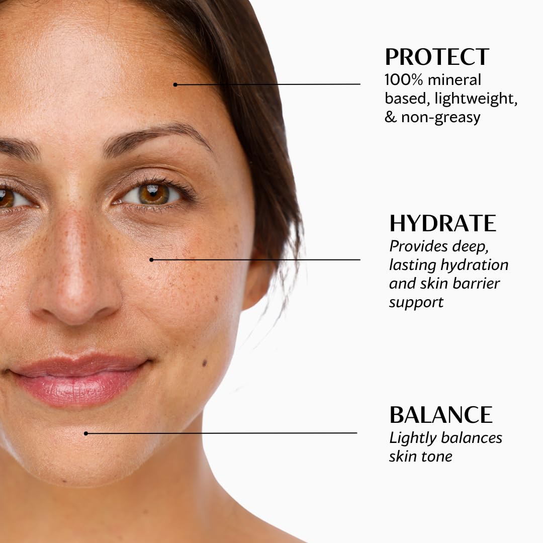 Thu Brul&eacute; Free Spirit Mineral Sunscreen SPF 40+ | 3 in 1 Moisturizer, Complexion Balancer, & Sunscreen | UVA/UVB 