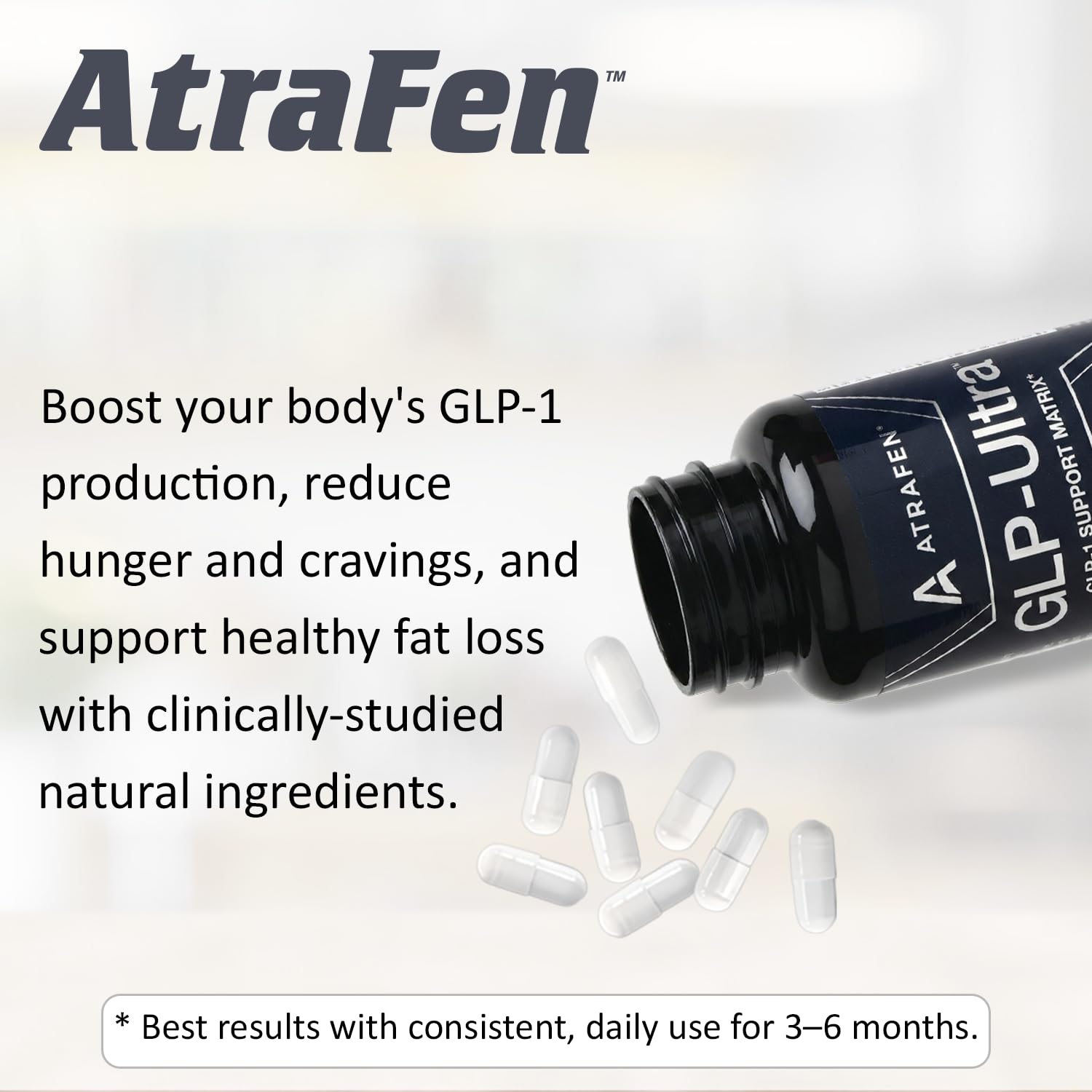 Atrafen GLP Ultra GLP-1 Appetite Suppressant Diet Weight Loss Pills