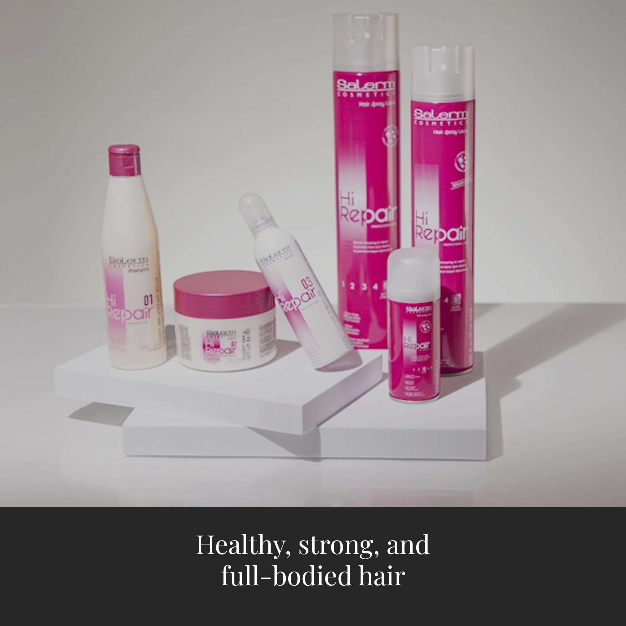 SALERM - Repairing Shampoo - Hi Repair Shampoo - 1000 ml - Deep Hydration for Damaged Hair - Repairs and Rejuvenates - Shinier and Softer Hair - Immediate Effect