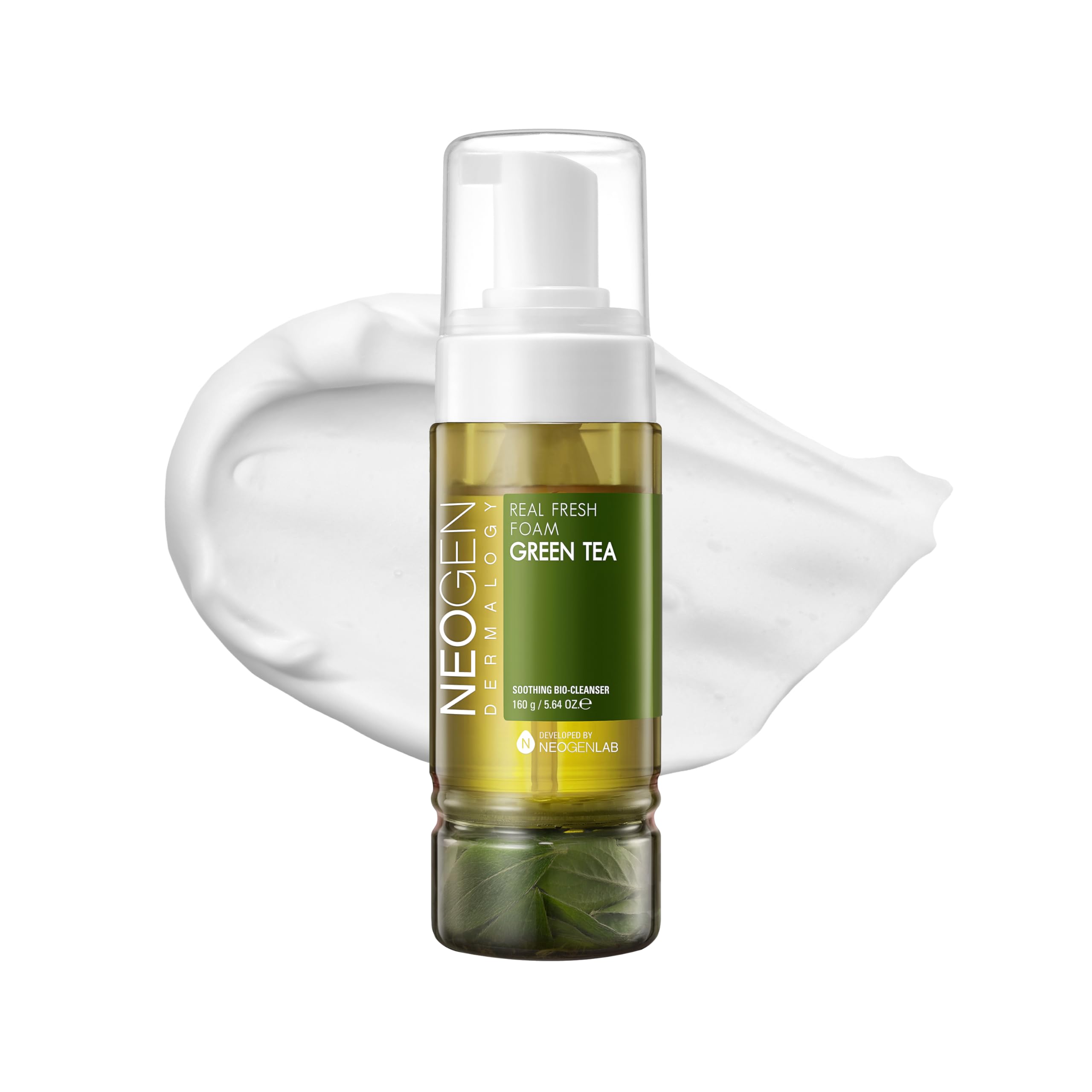 NEOGEN Dermalogy Real Fresh Foam Green Tea Facial Cleanser 5.64 - Product Imagery