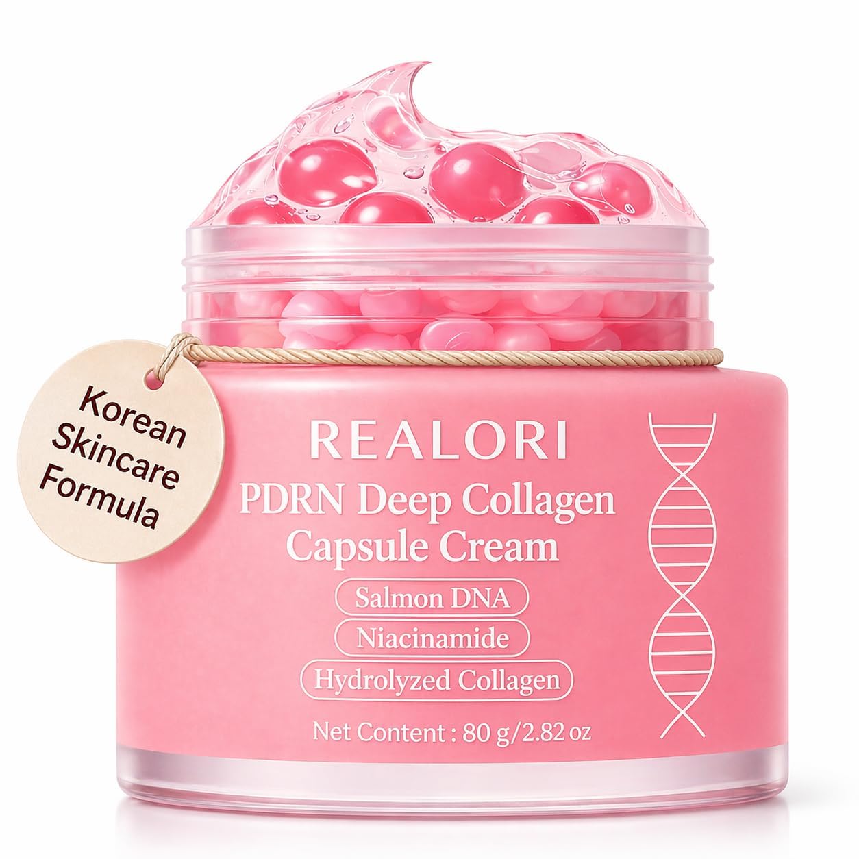realori PDRN Capsule Cream with Vitamin C & Collagen – Korean - Product Imagery