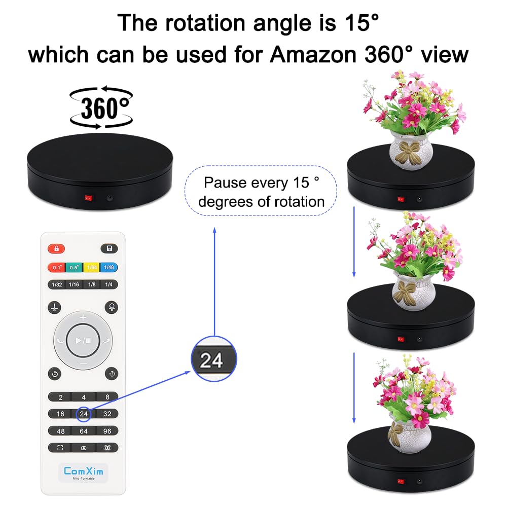 32cm Rotating Platform 350lbs Capacity Motorized Electric - ComXim Official Imagery - 4