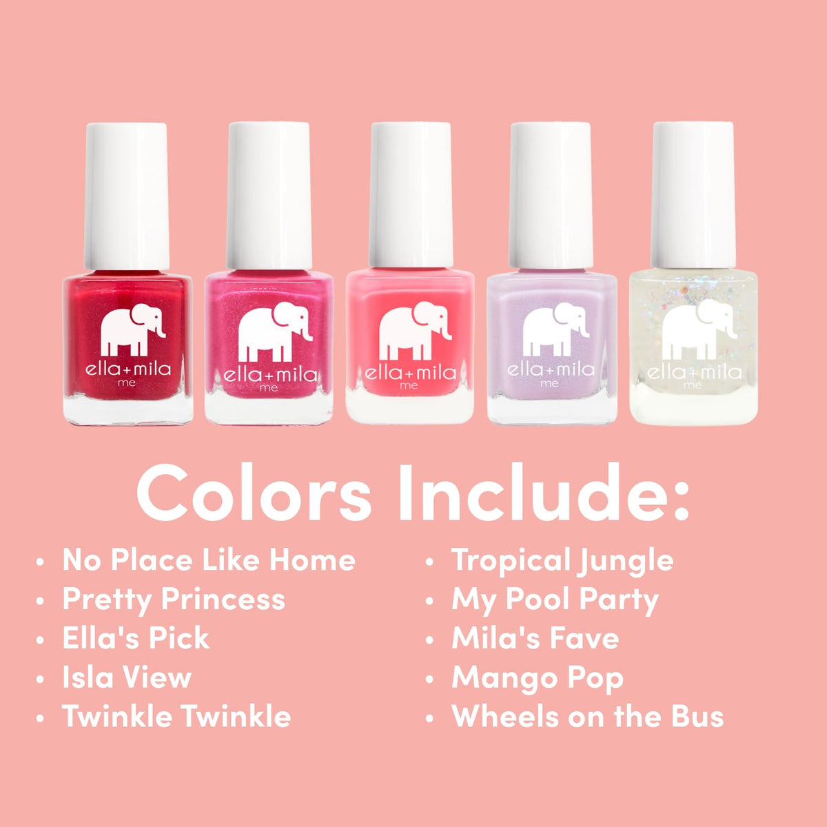 ella mila Nail Polish Set for Kids - ella+mila Official Imagery - 5