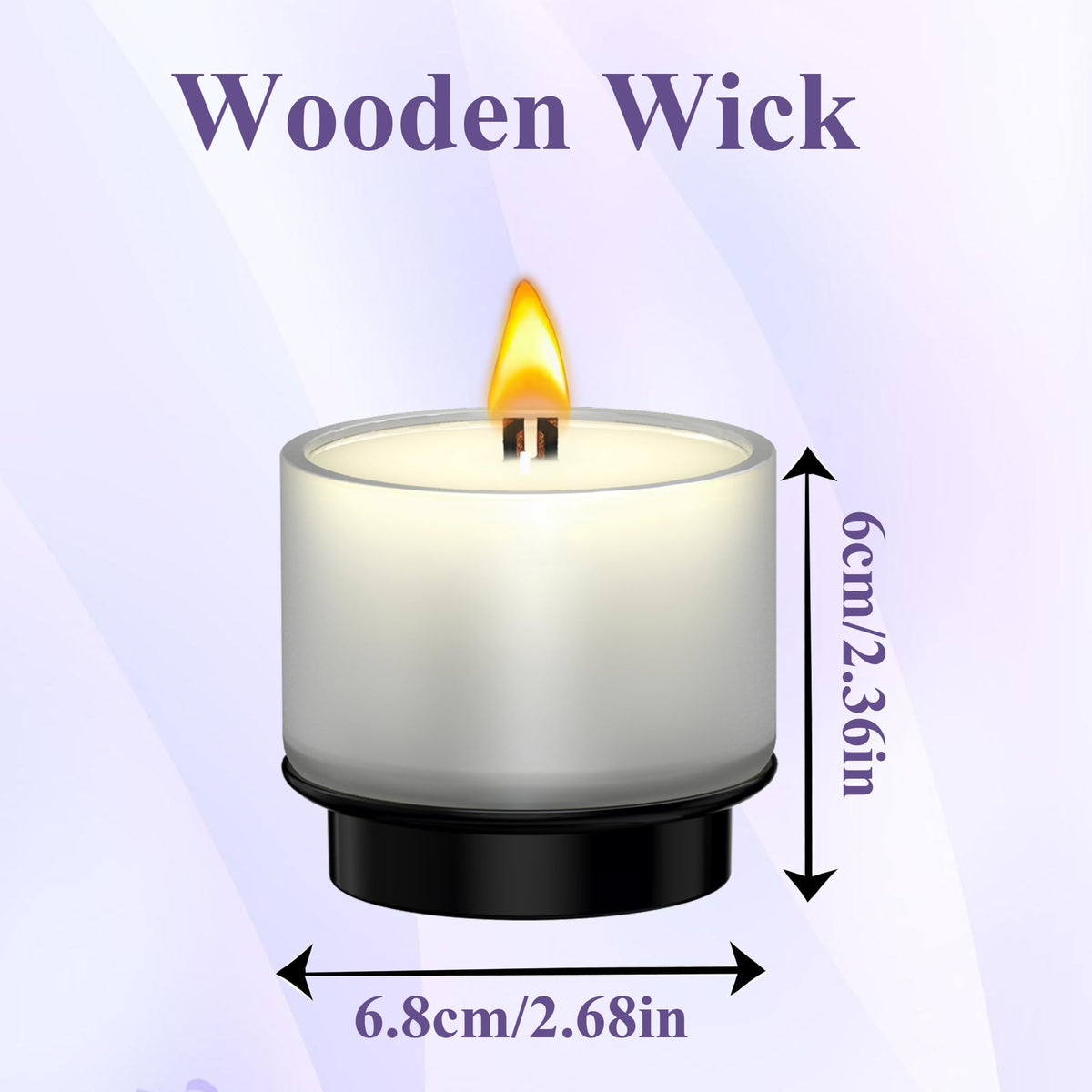 Smart Scented Candle Aromatherapy Candles for Home 4 Pack - XQMI Official Imagery - 8