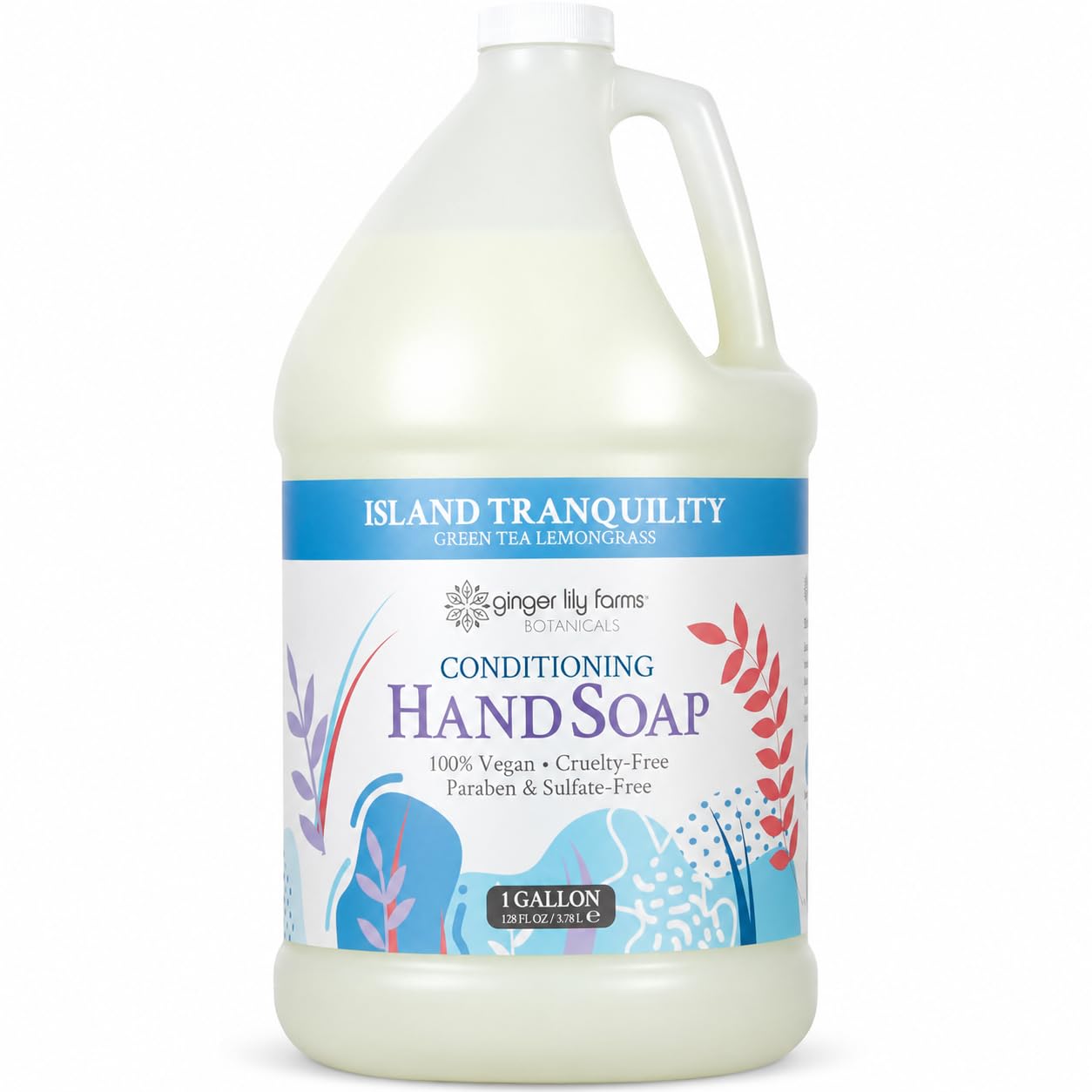 Ginger Lily Farms 1 Gal Hand Soap – Green Tea Lemongrass