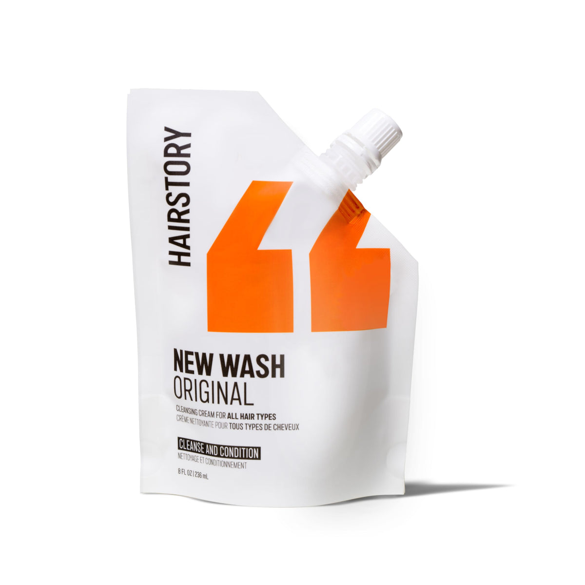 Hairstory New Wash Original Detergent Free Shampoo Conditioner 8 oz Refill – product photo (Shampoos)