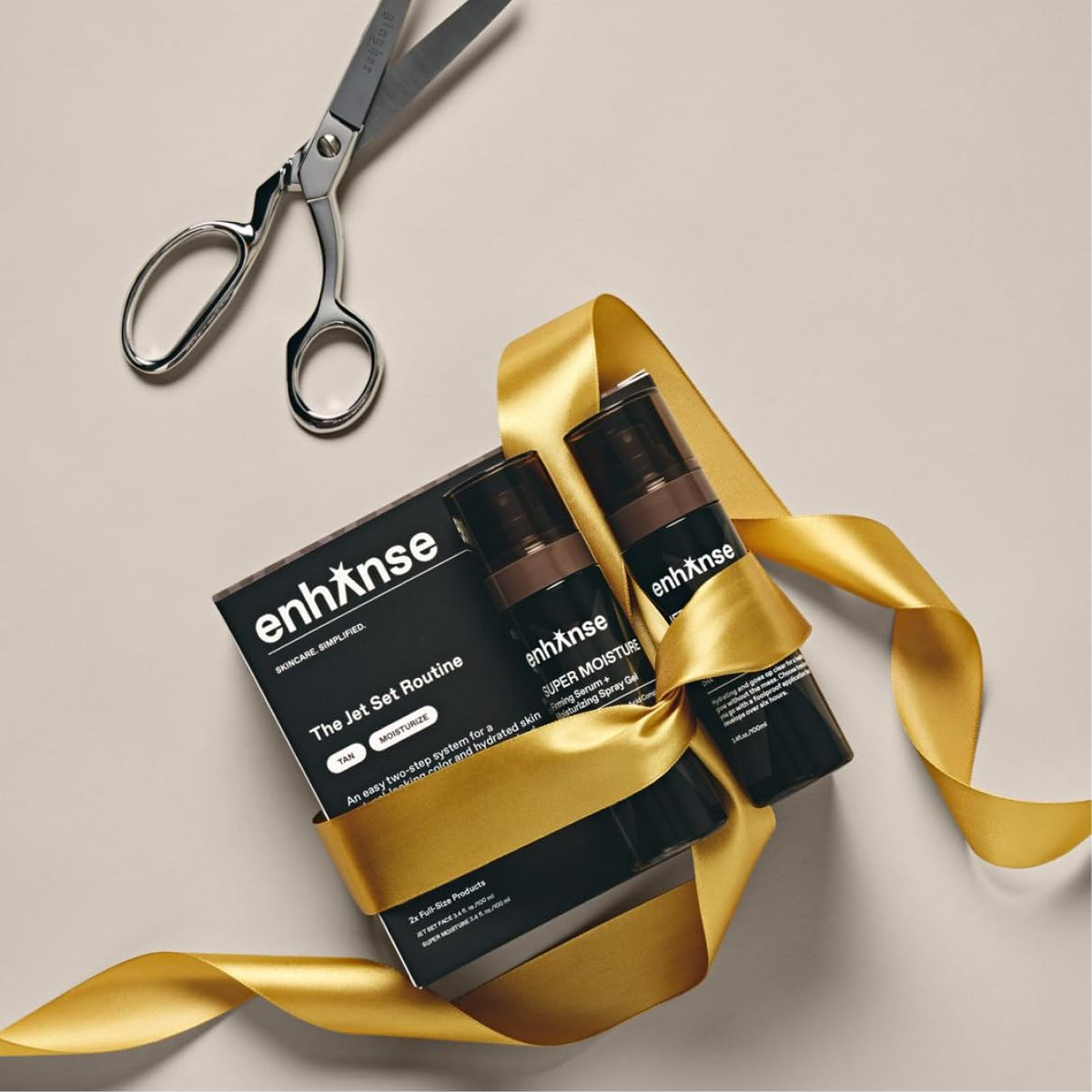 The Jet Set Routine Self Tanner Serum Gift Set for Men 2 Pc - ENHANSE Official Imagery - 5