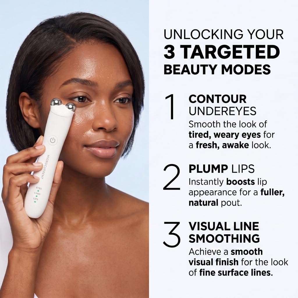 Microcurrent Facial Wand 3 Modes Portable Skin Care Device - AuthHair Official Imagery - 4