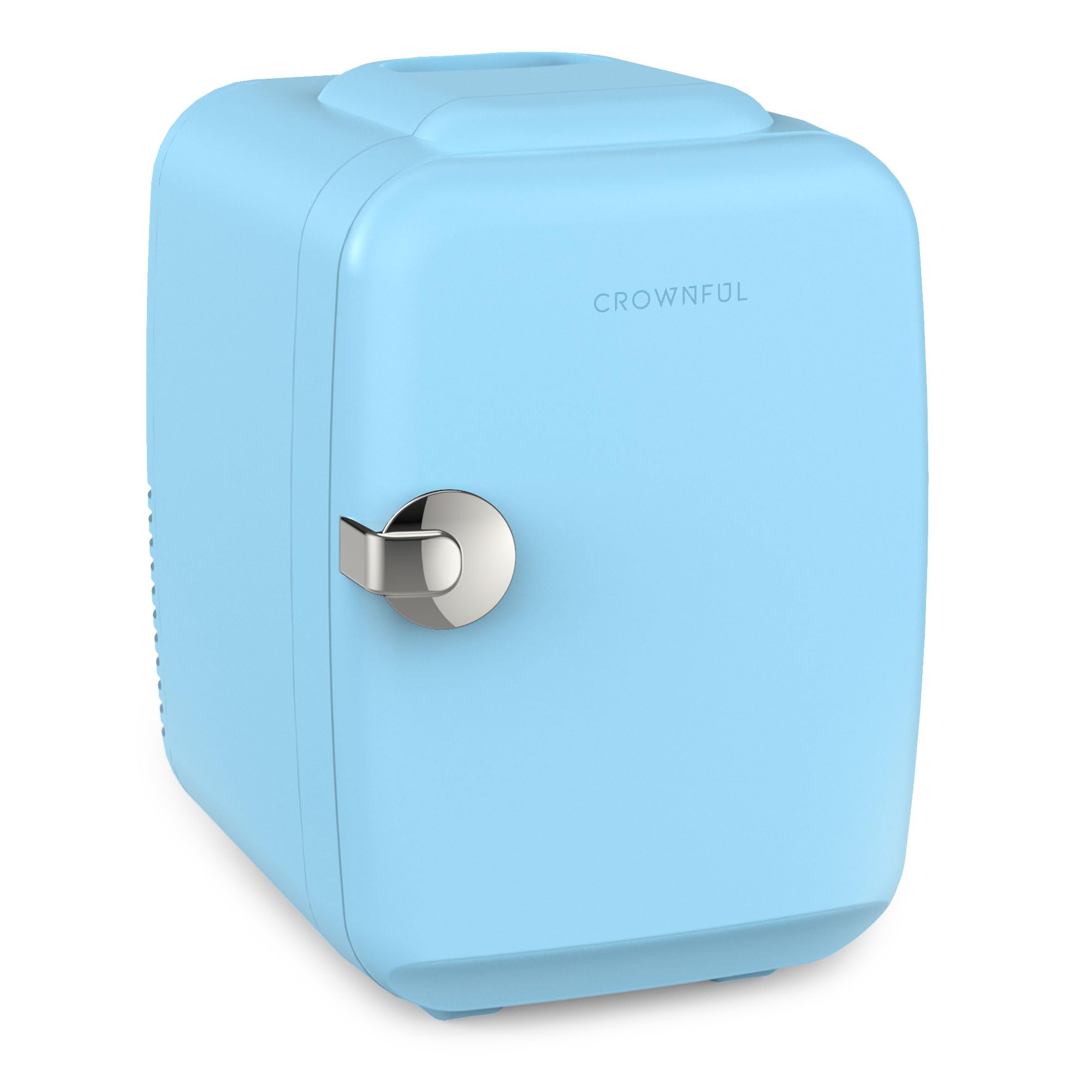 CROWNFUL Mini Fridge, 4 Liter/6 Can Portable Cooler and Warmer - Product Imagery