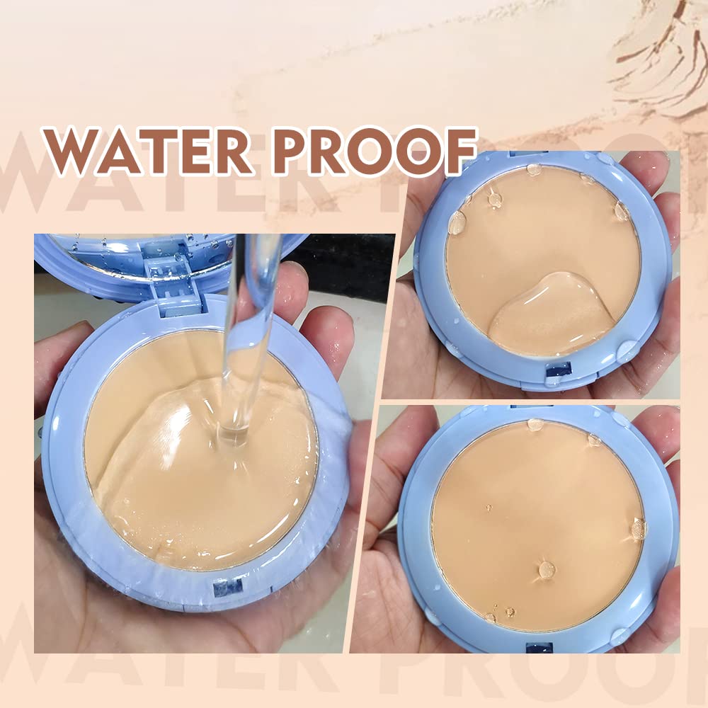 SACE LADY 2Pcs Face Make Up Set, Foundation and Oil Control Pressed Powder – packaging and label