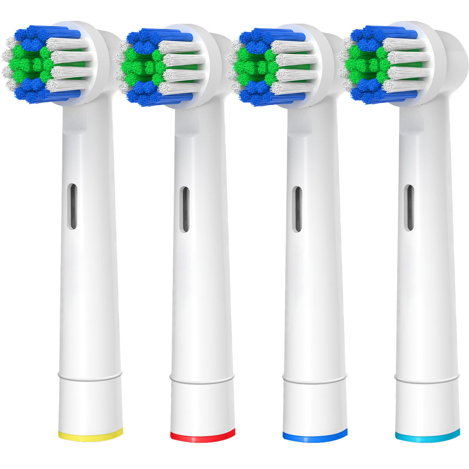 Replacement Toothbrush Heads Compatible with Oral-B Braun, 4 Pcs - Product Imagery