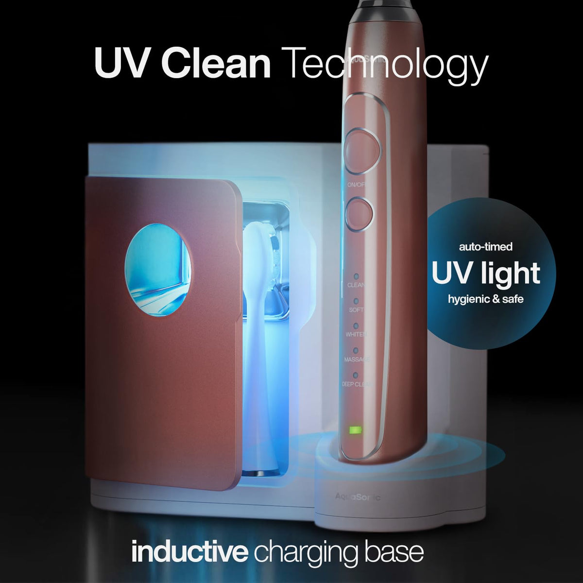 Aquasonic Vibe Series PRO Ultra Whitening Electric - Aquasonic Official Imagery - 4