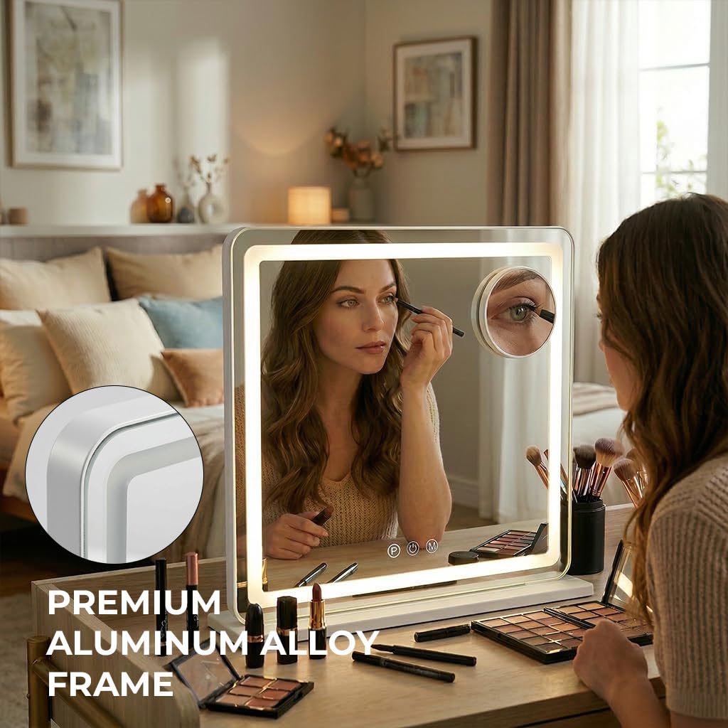 18 x 23 vanity mirror with light lighted makeup mirror - orelease Official Imagery - 4